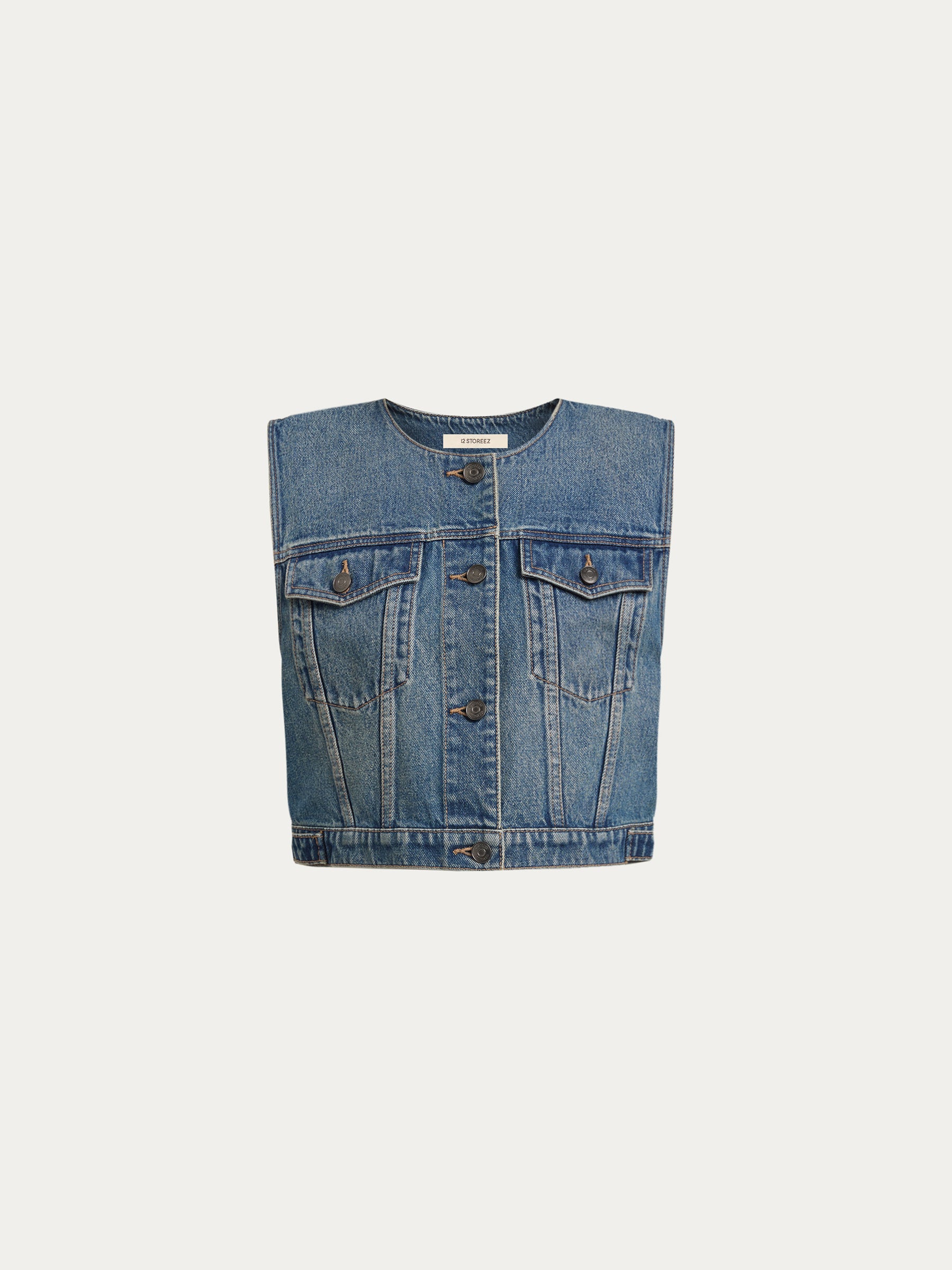 Denim vest - Image 7