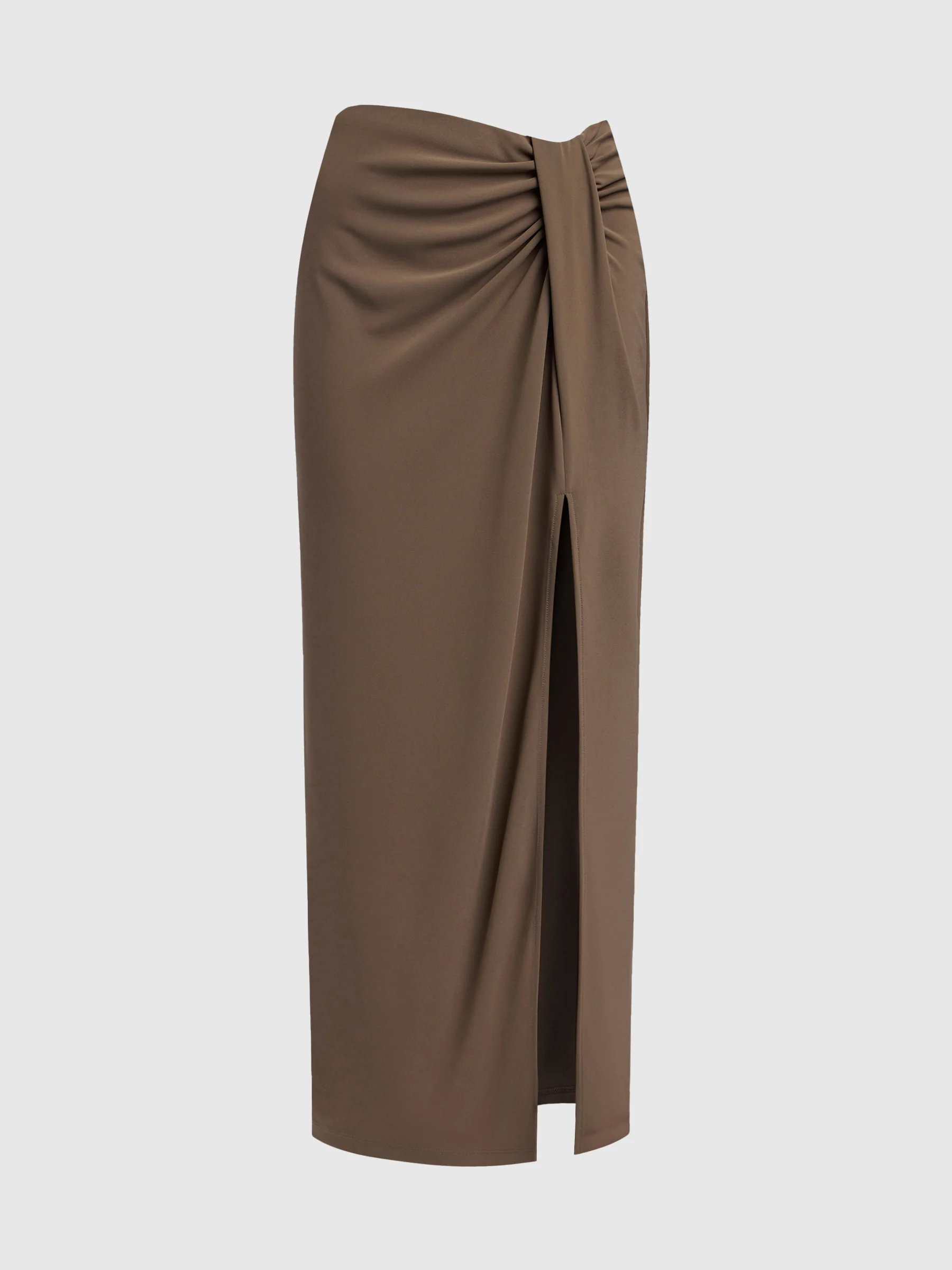 Draped crepe skirt - Image 6