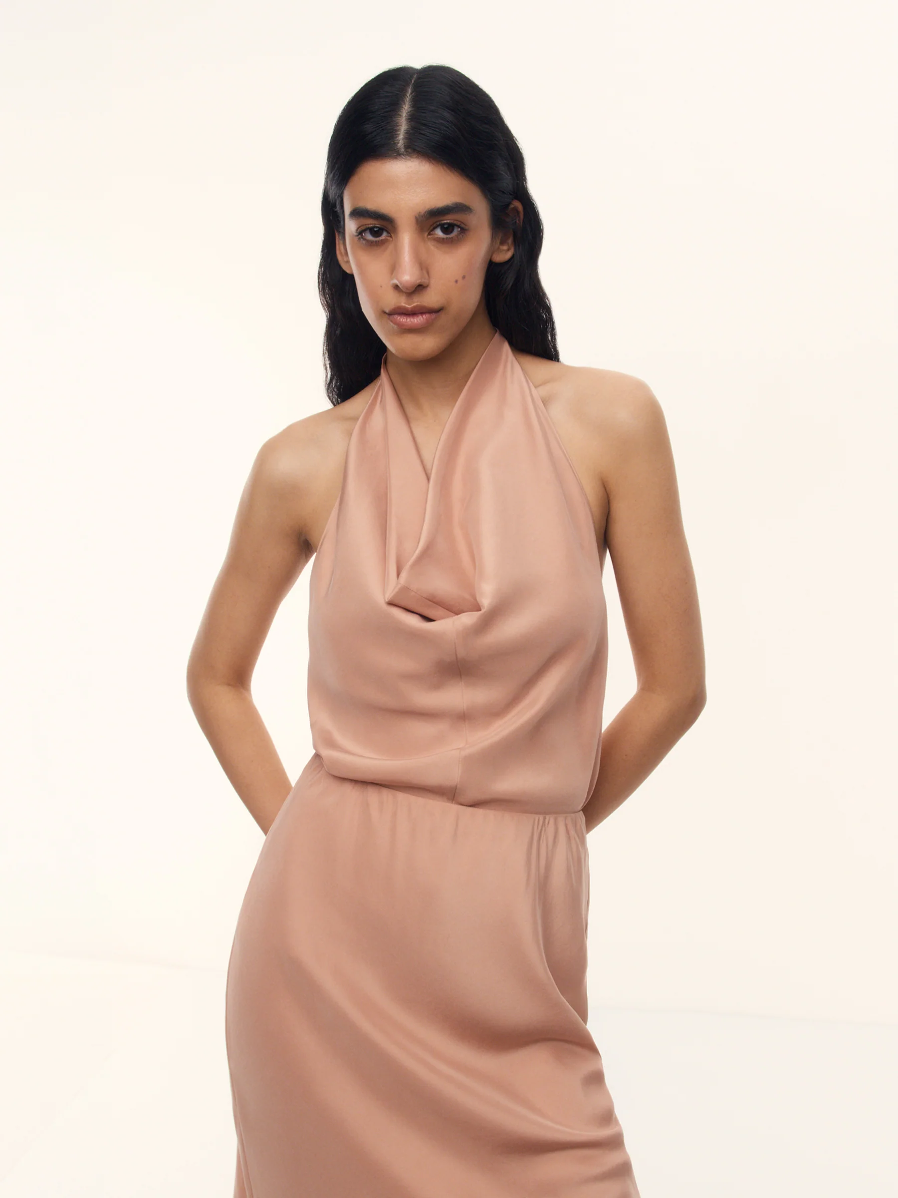 Ether silk top