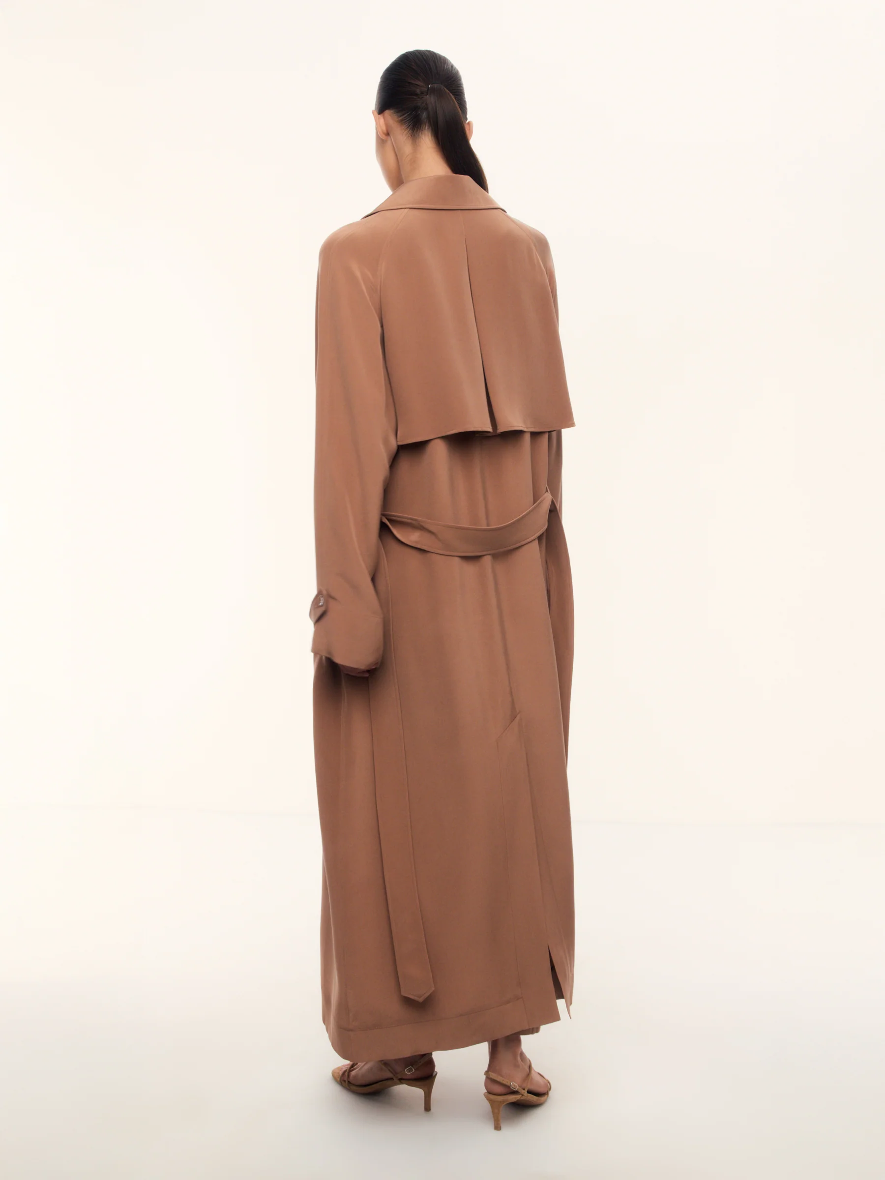 Gallery silk trench dress - Image 6
