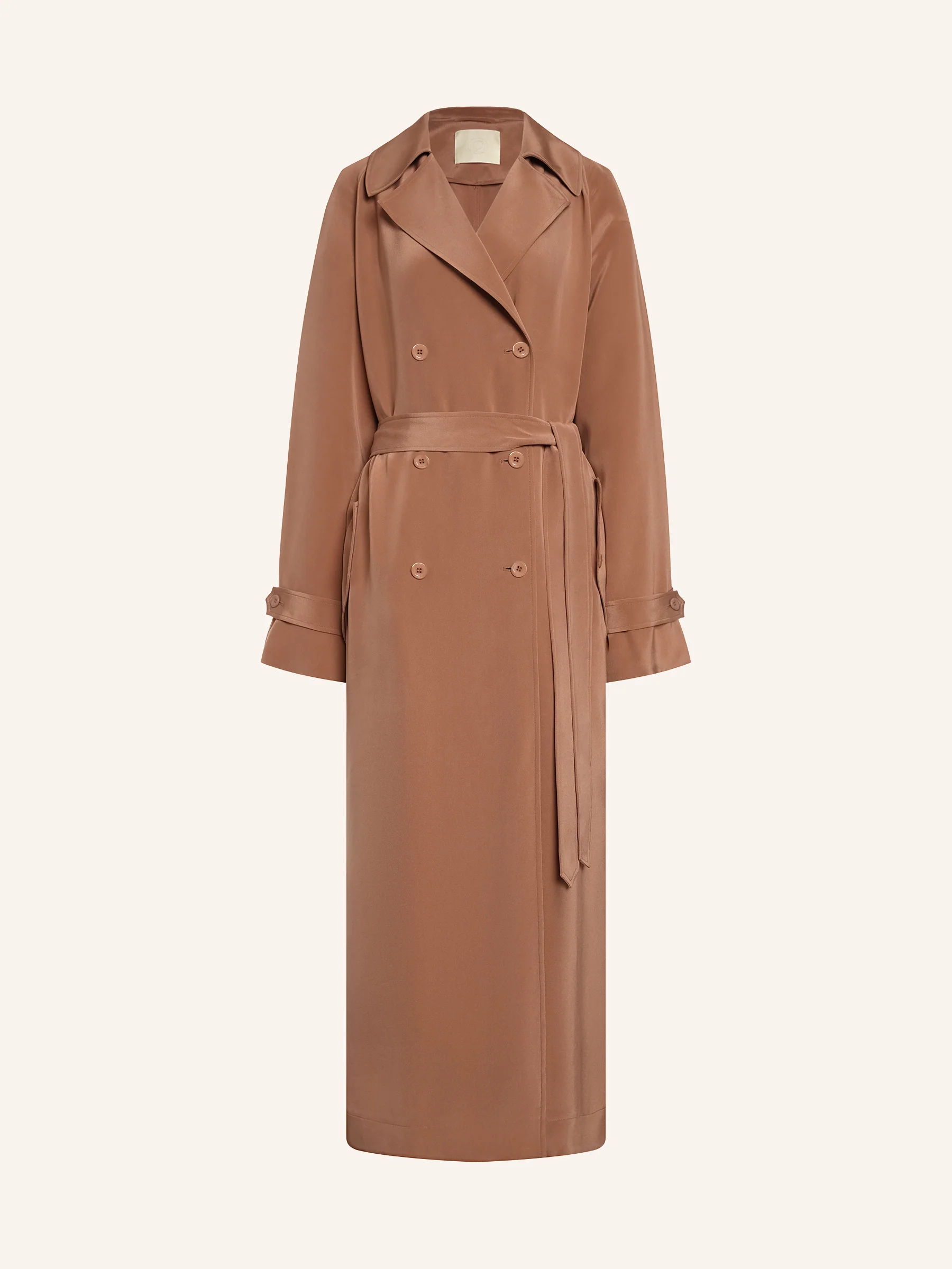 Gallery silk trench dress - Image 7