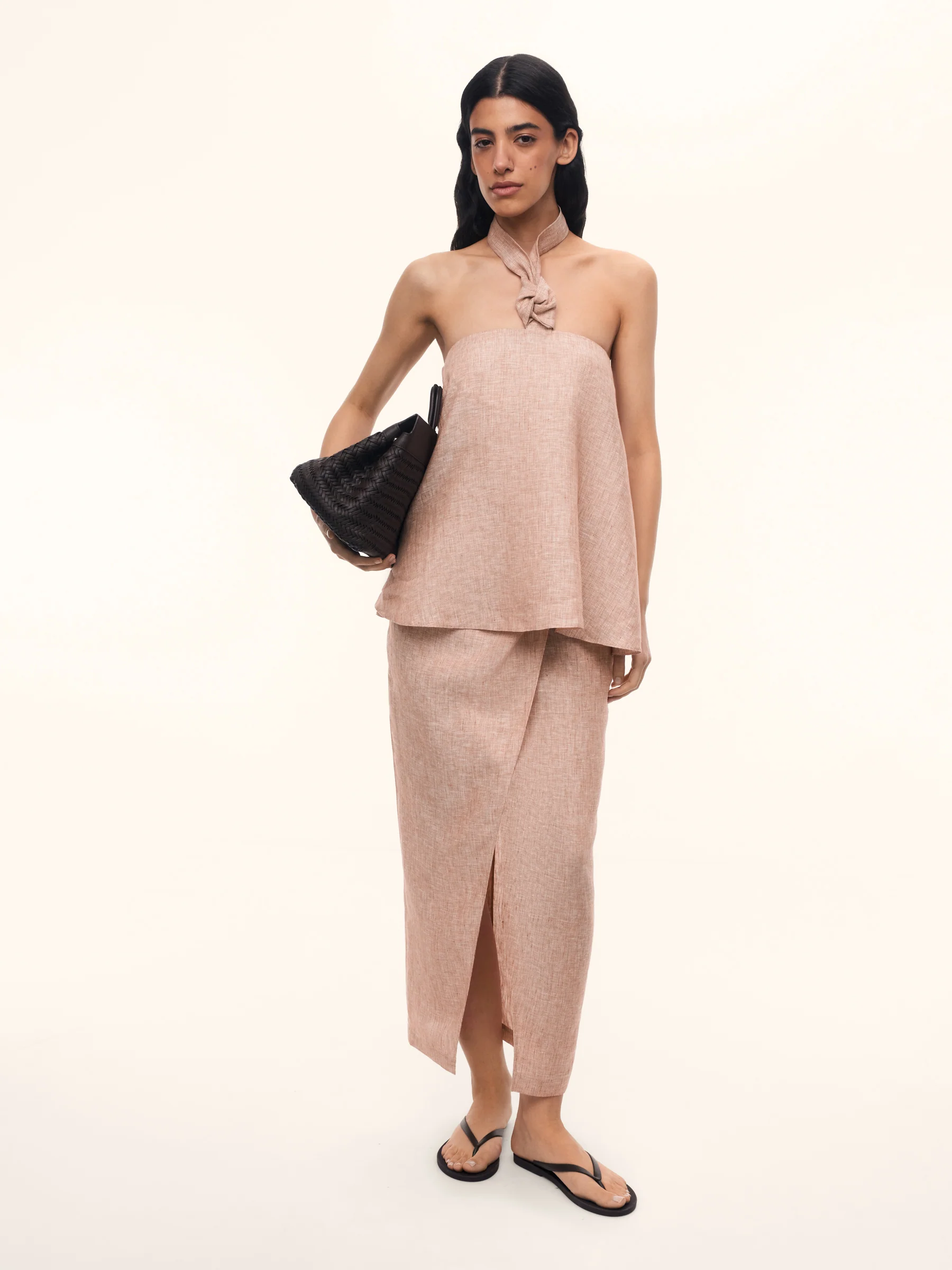 Gelato linen skirt