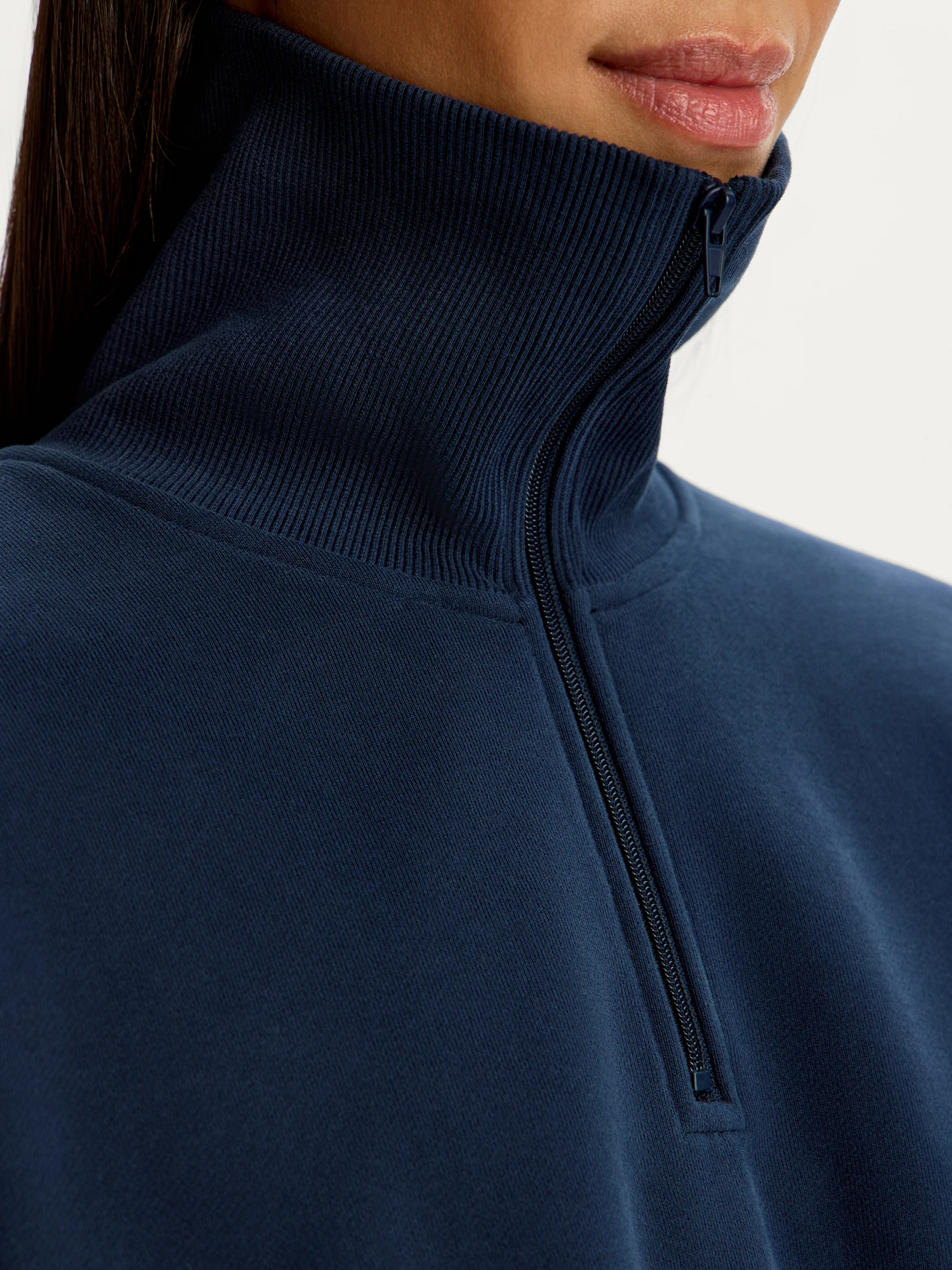 Half zip terry sweatshirt - Image 3