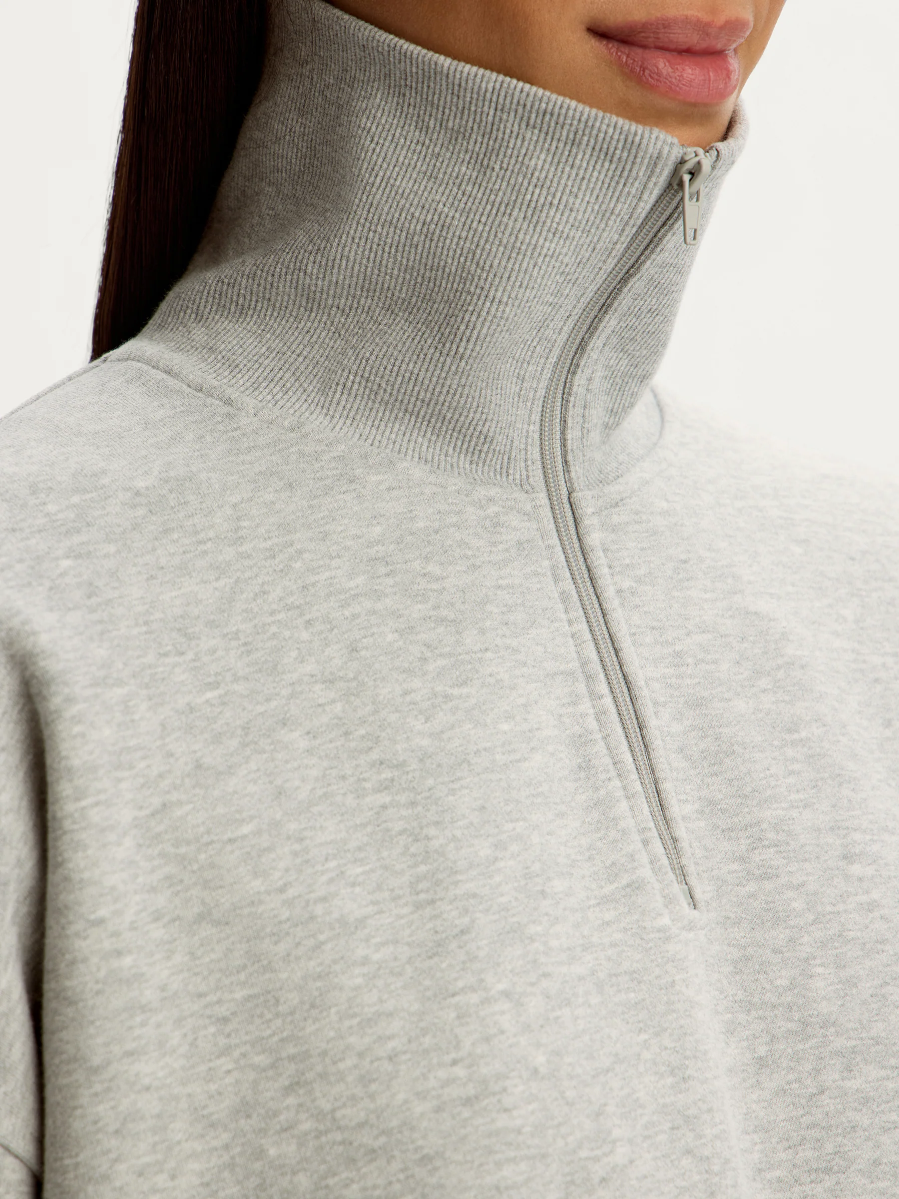 Half zip terry sweatshirt - Image 3