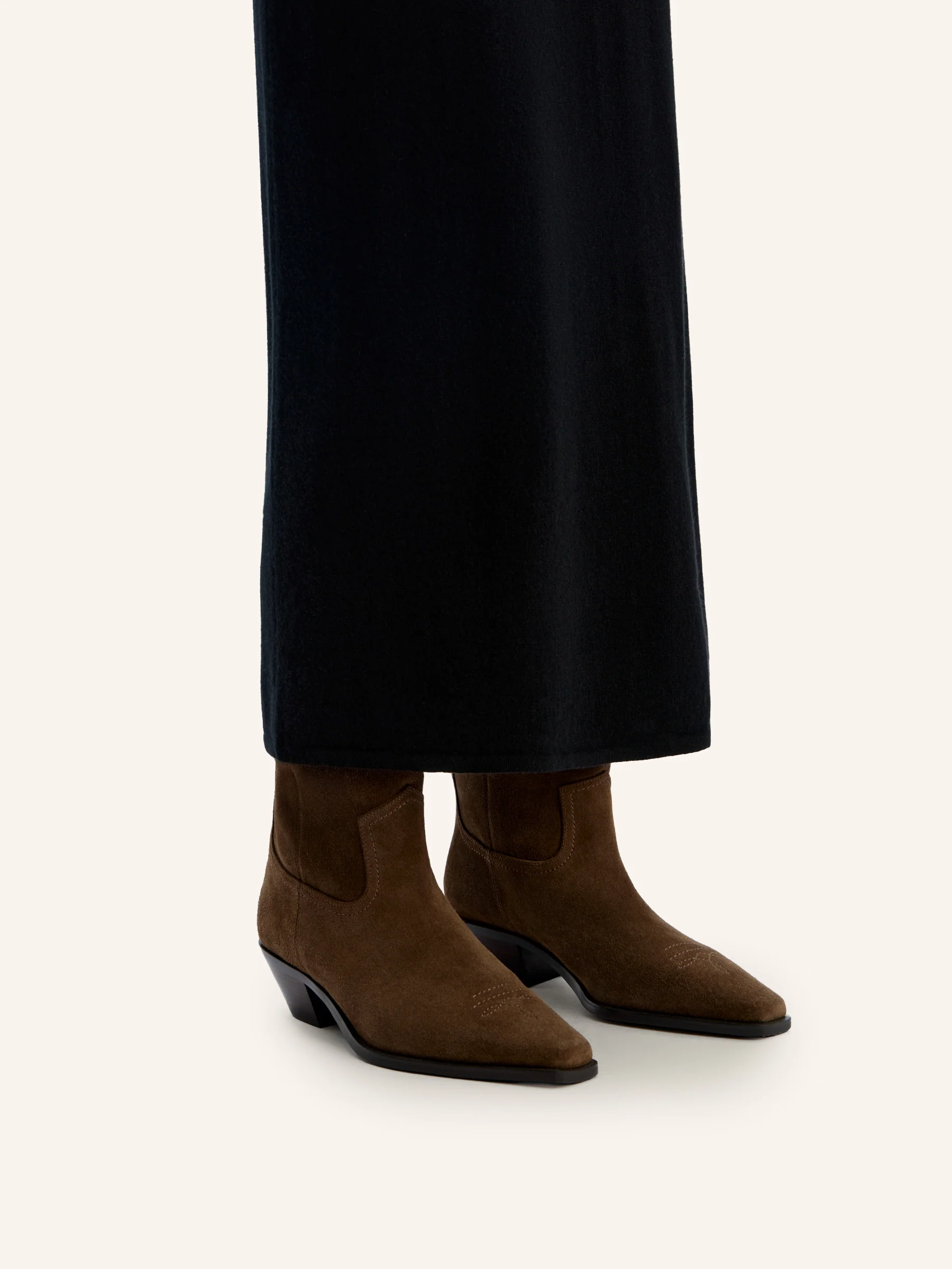 High suede western boots - Image 3