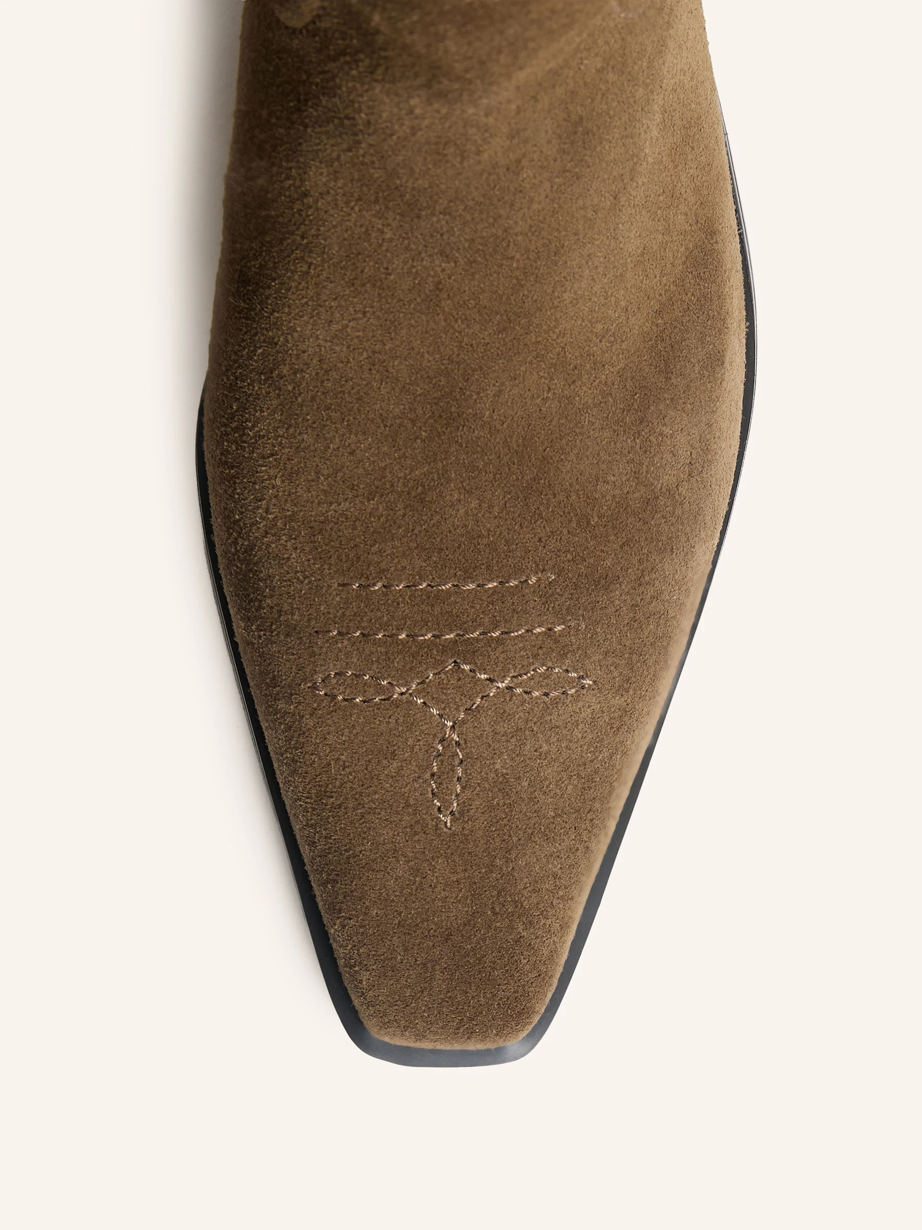 High suede western boots - Image 5