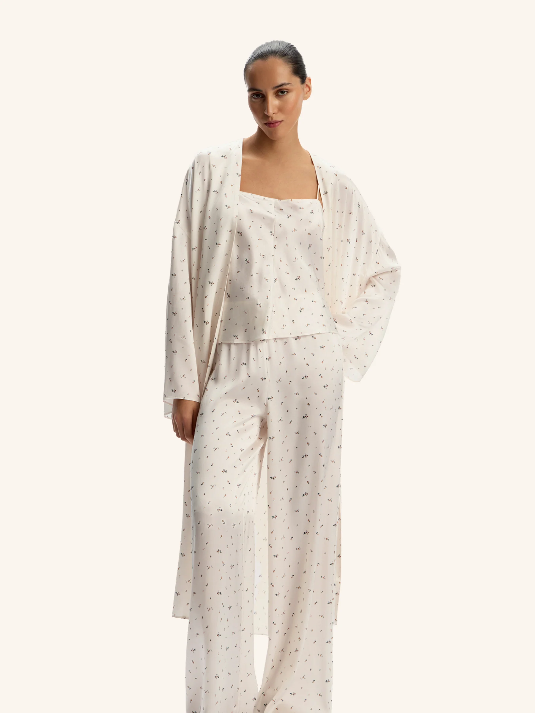 Home Mulberry silk robe - Image 2