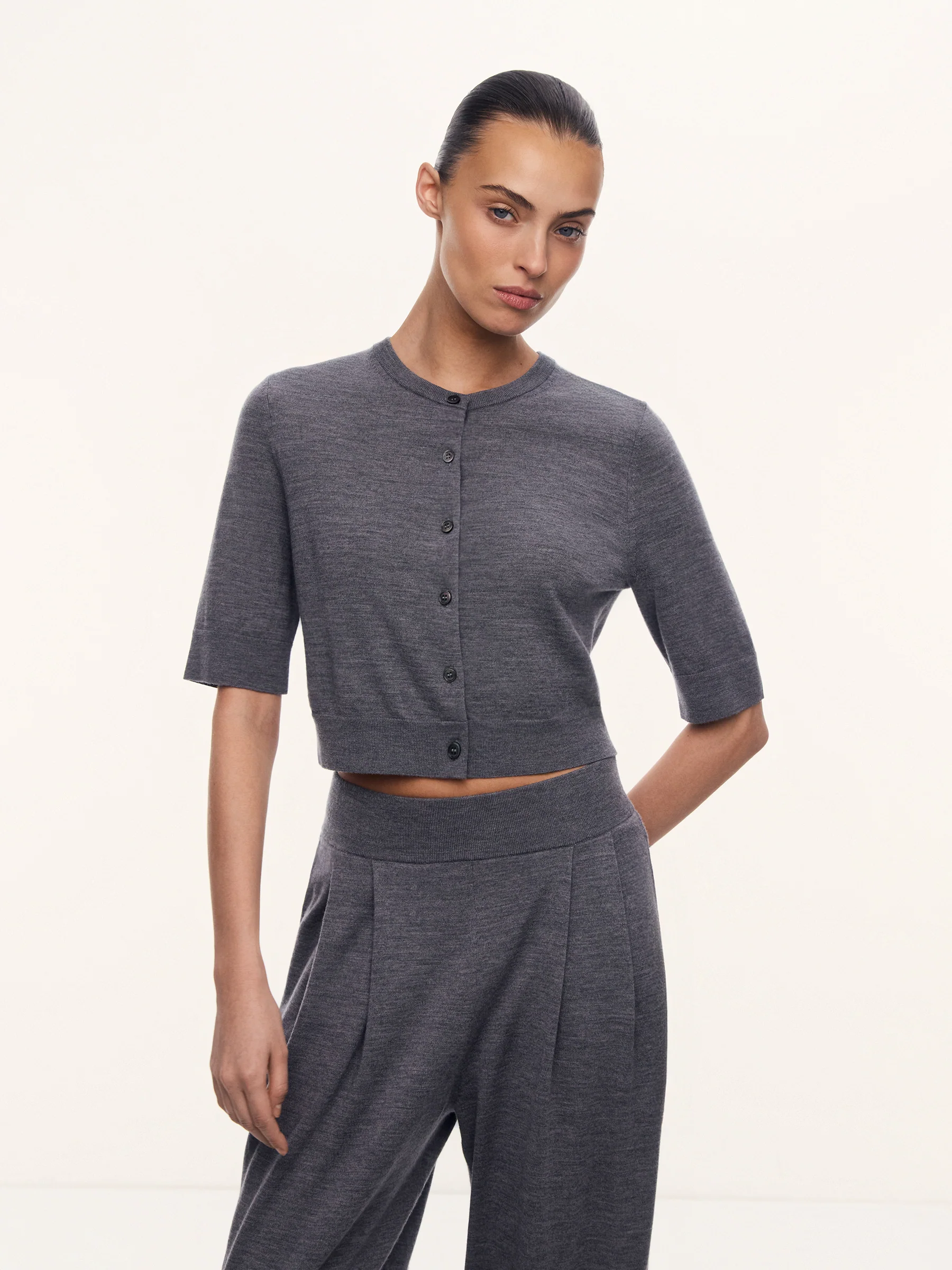 Jasmin wool-cashmere cardigan