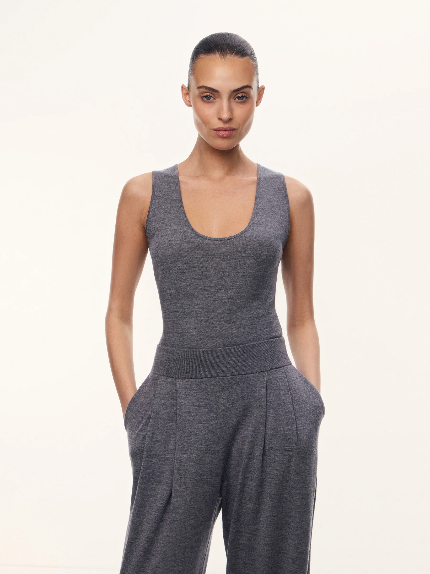 Jasmin wool-cashmere top