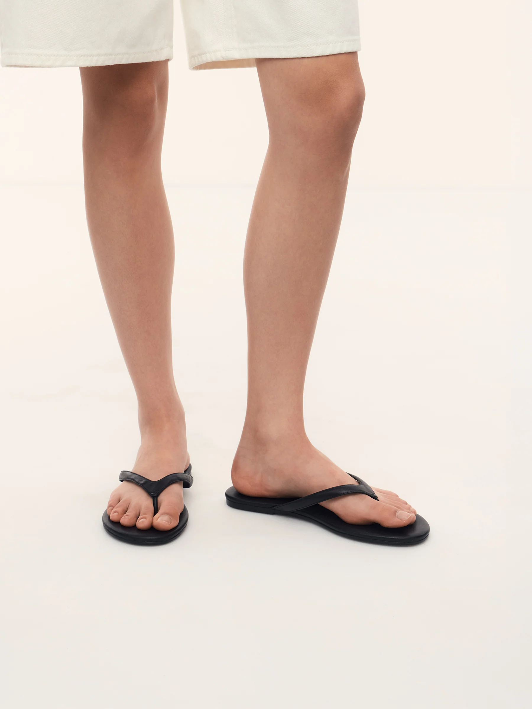 Jennifer leather thong sandals - Image 3