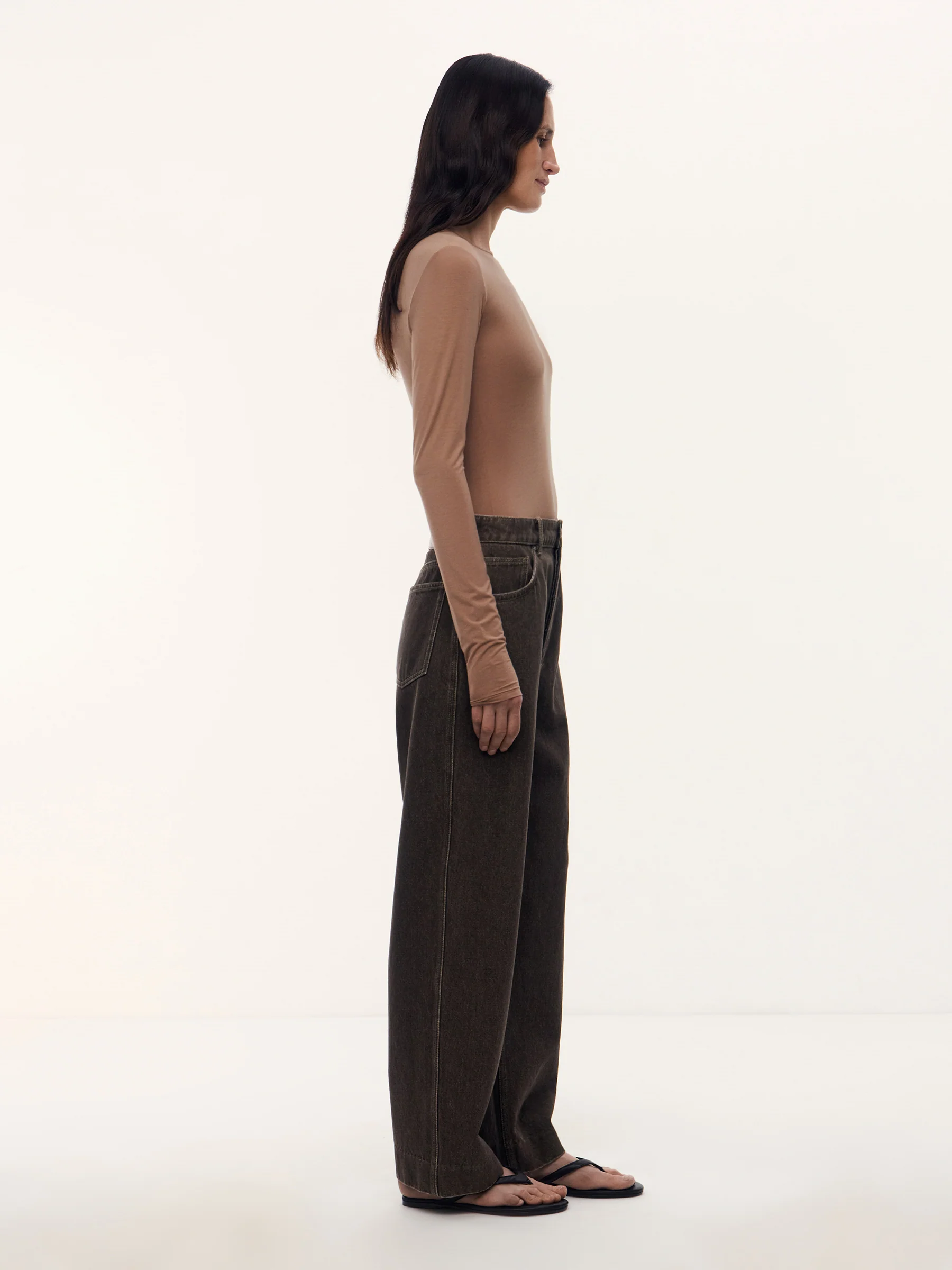 Kim modal-silk long-sleeve top - Image 3