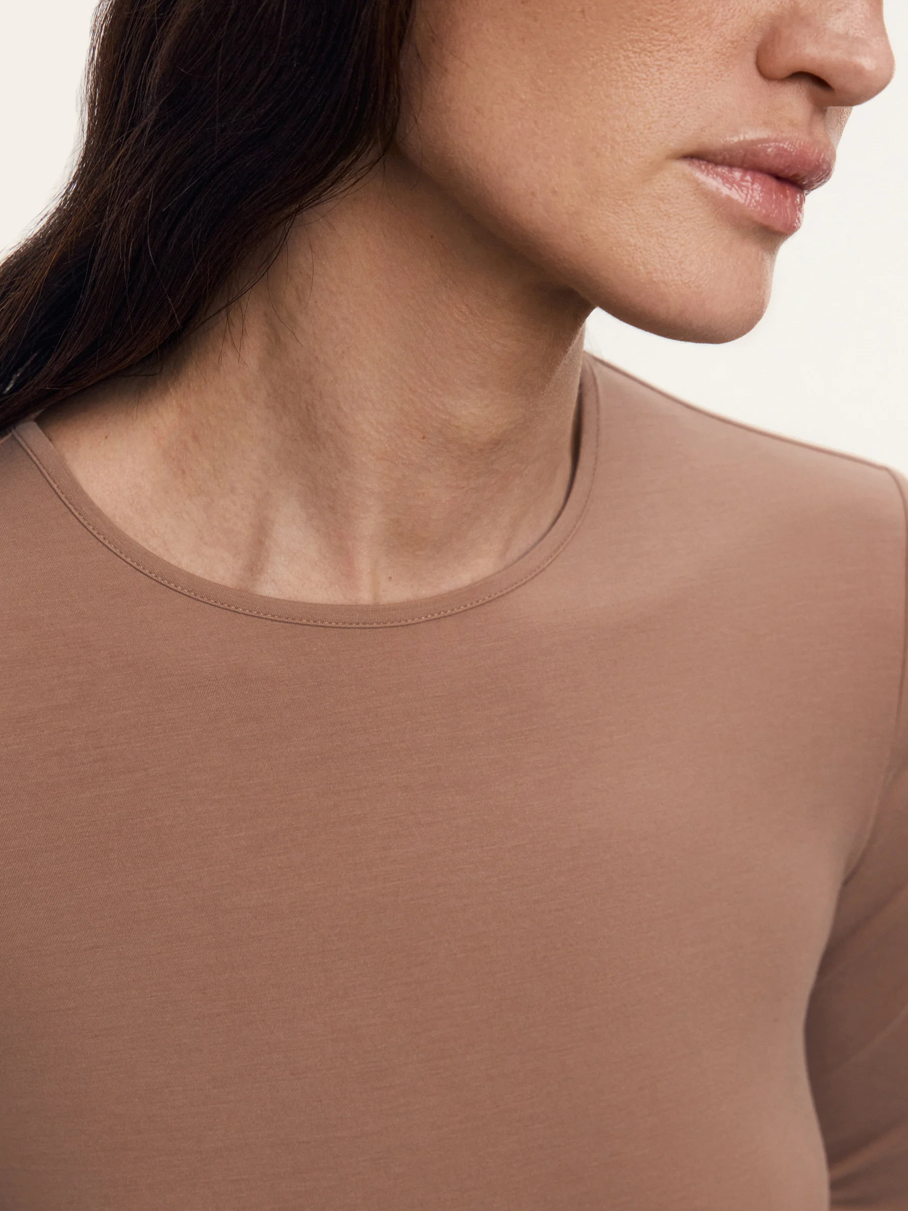 Kim modal-silk long-sleeve top - Image 4