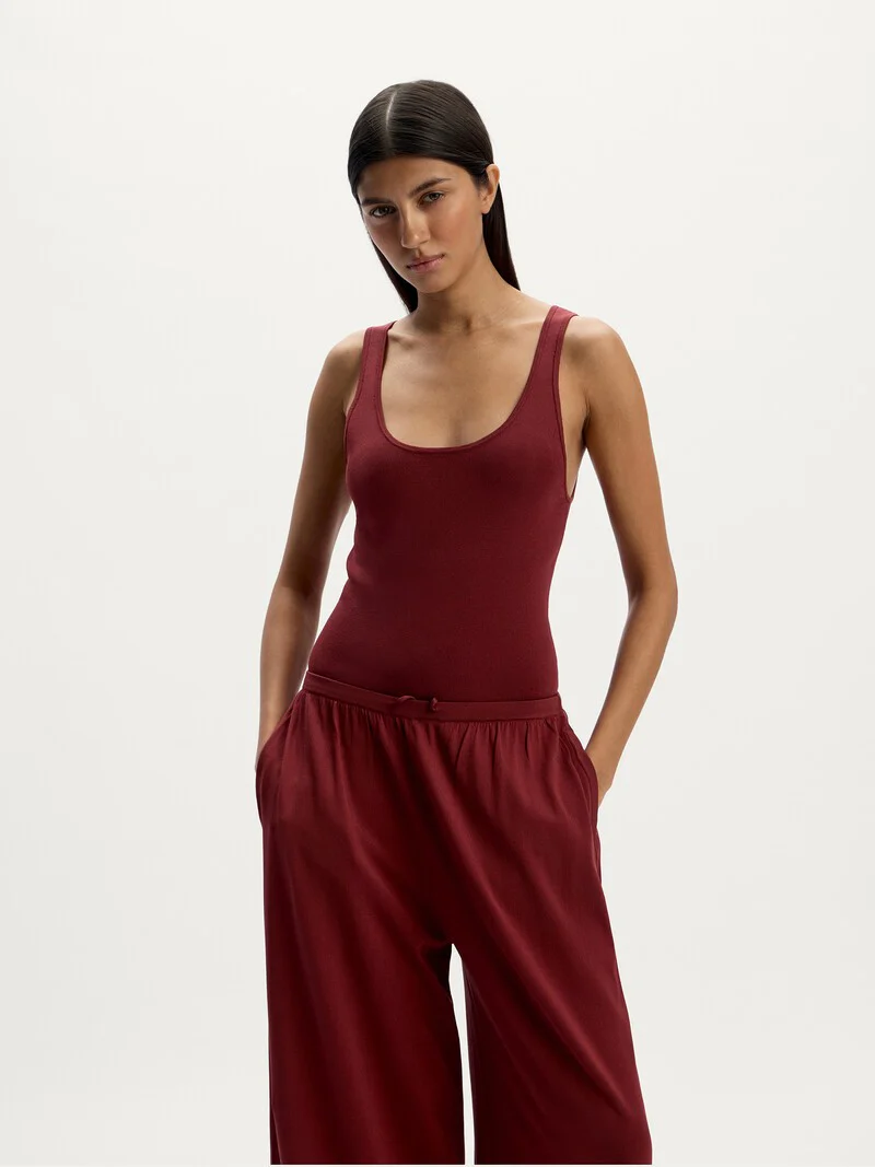 Knit tank top