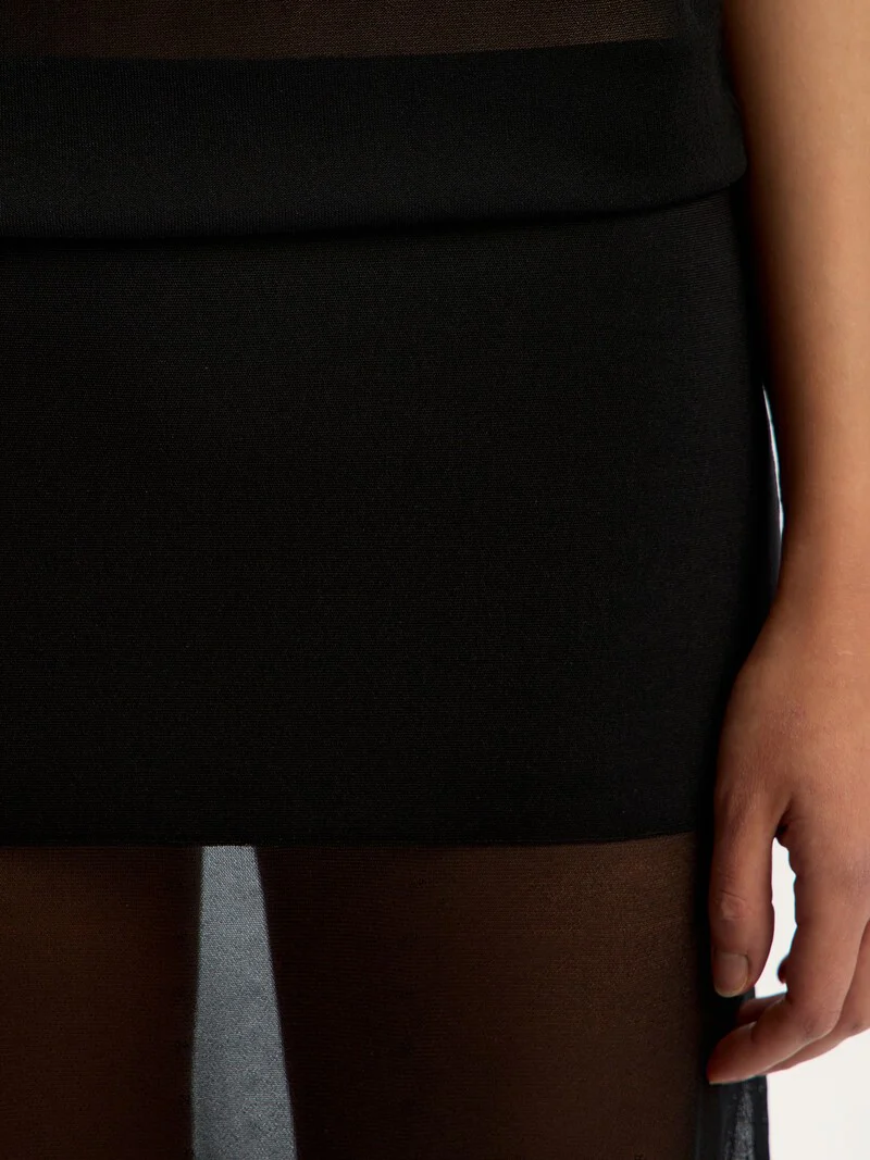 Knit turtleneck dress - Image 4