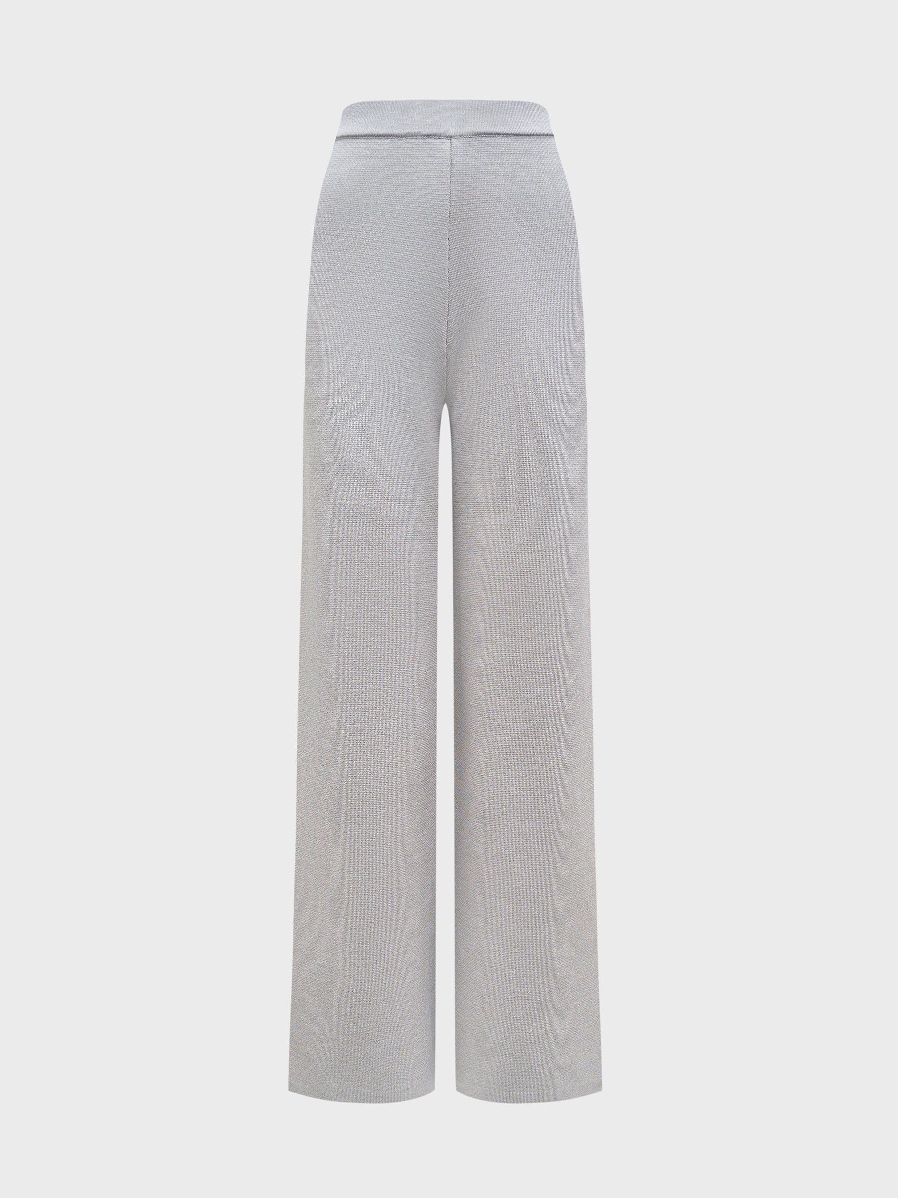 Knit wide leg trousers - Image 6