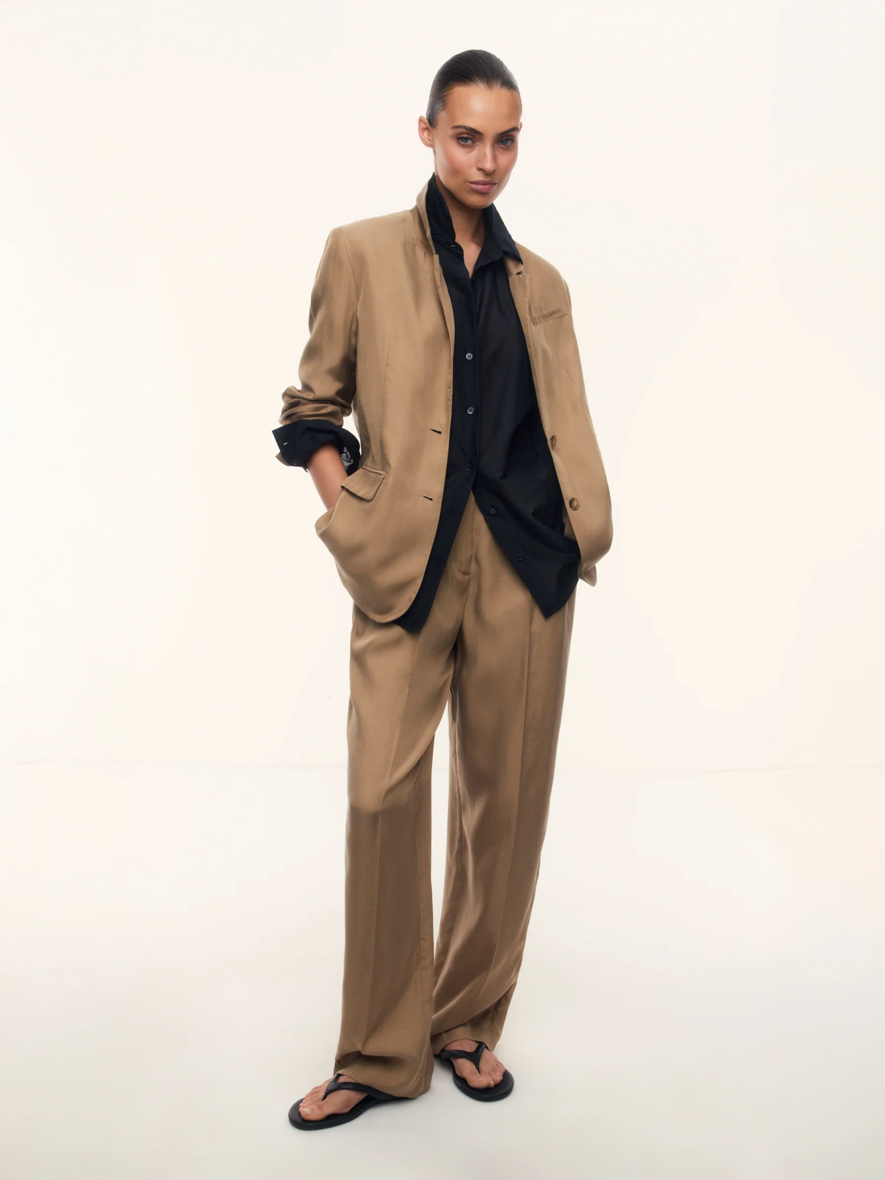 Kos cotton-silk shirt - Image 3