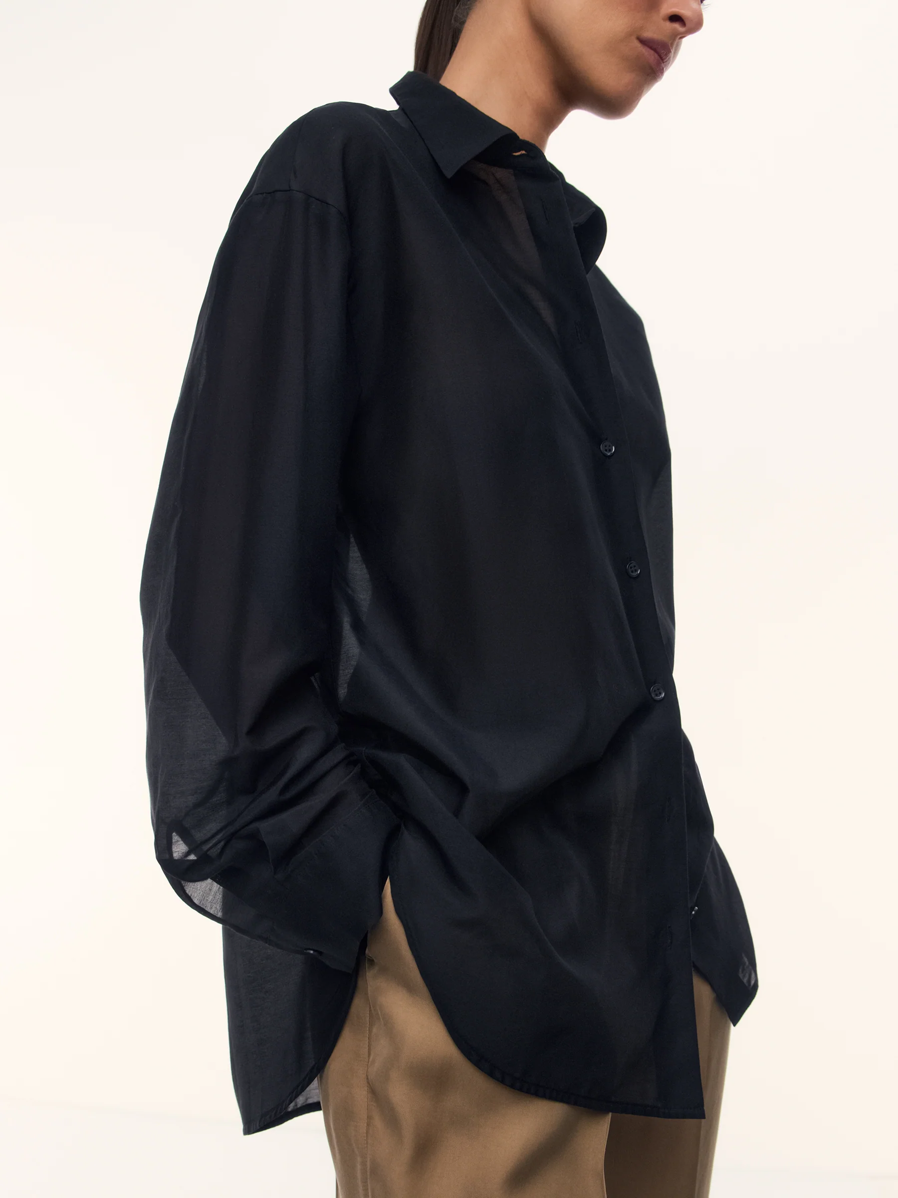 Kos cotton-silk shirt - Image 5