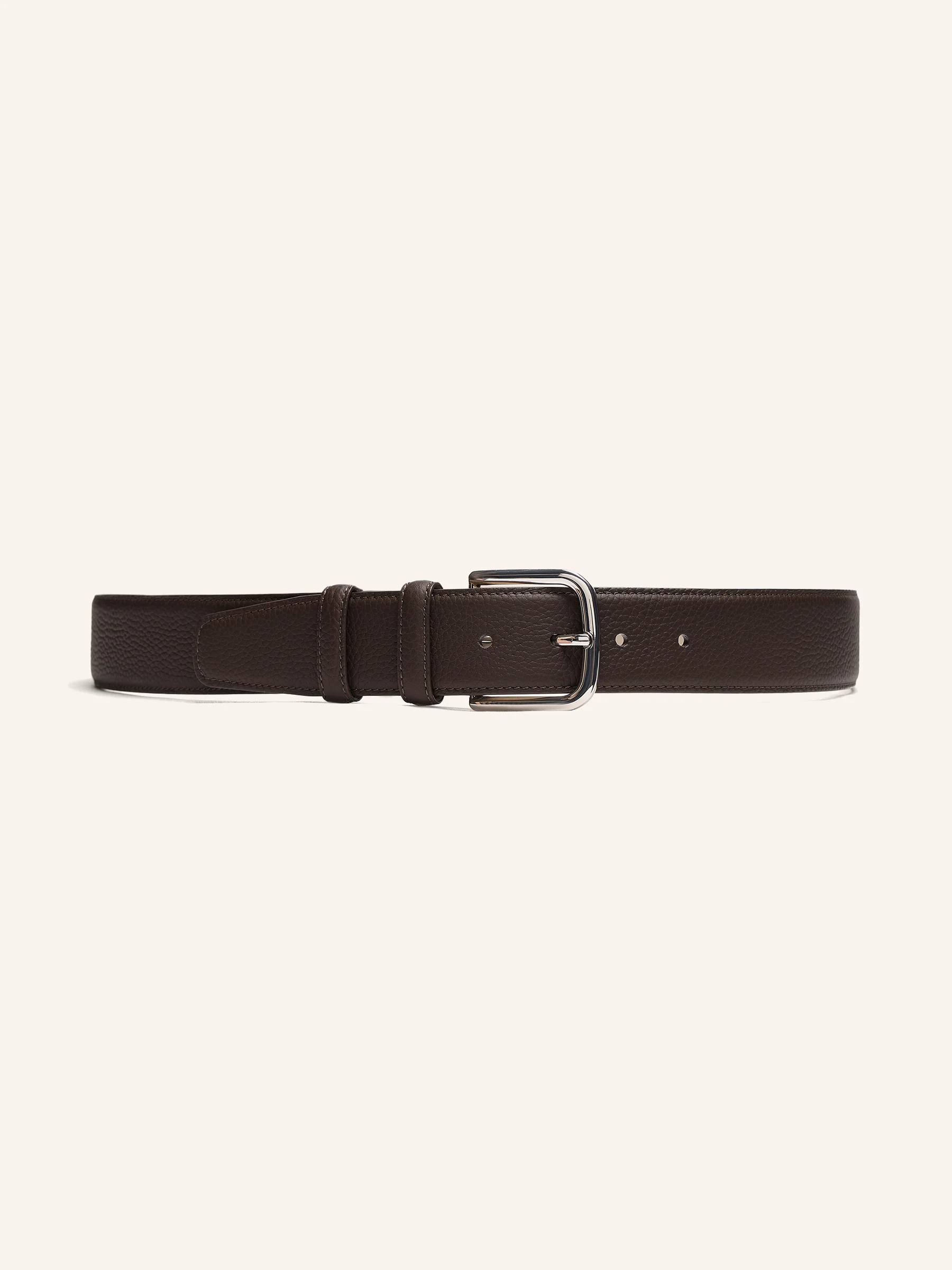 Leather belt