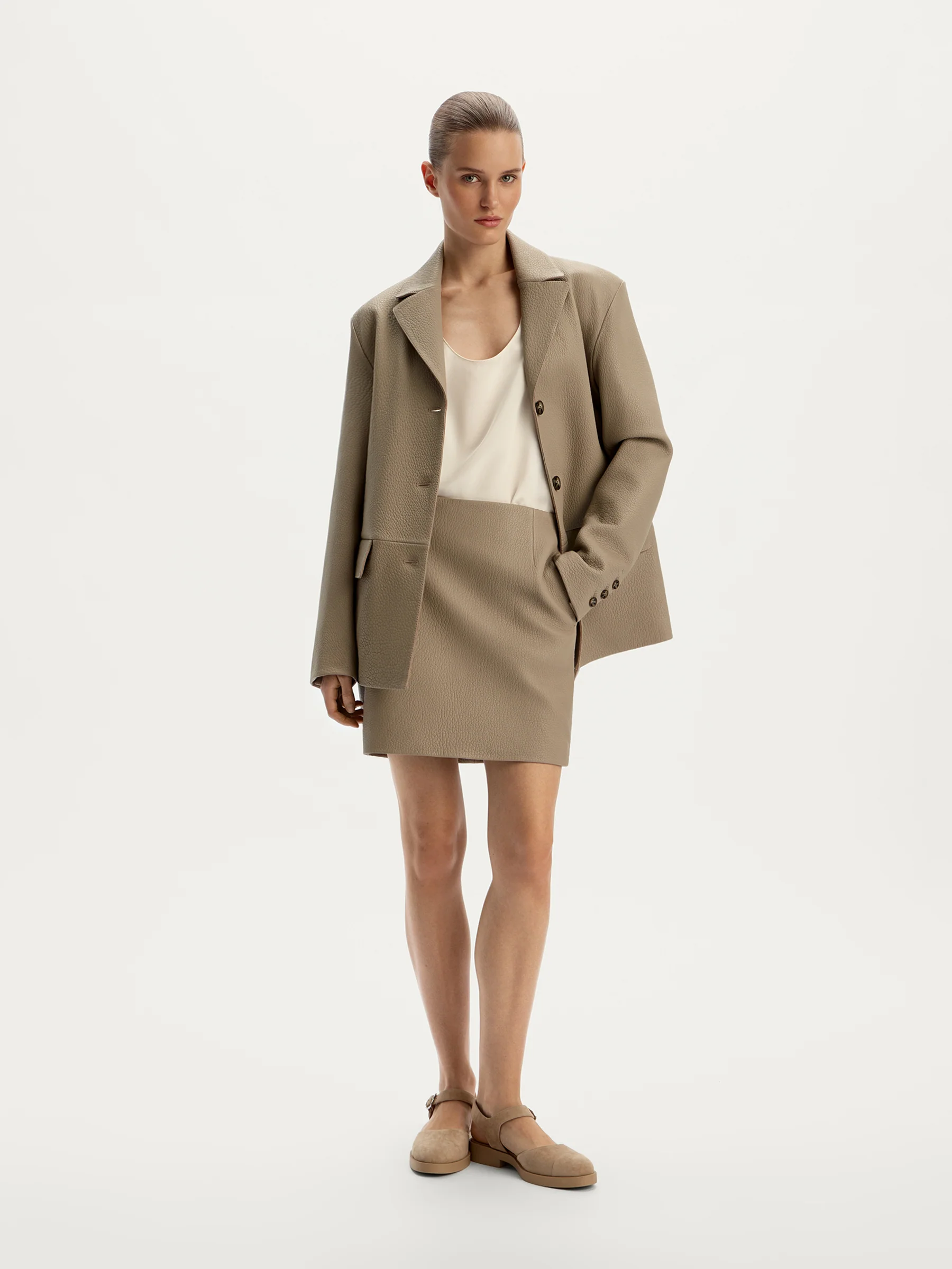 Leather blazer - Image 2