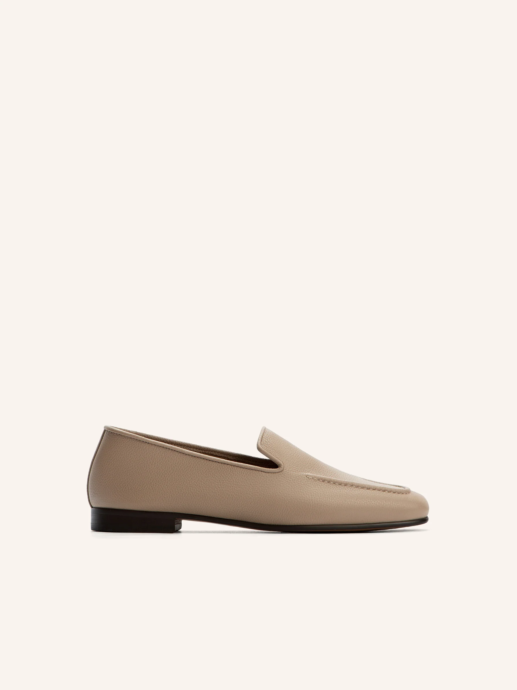 Leather loafers