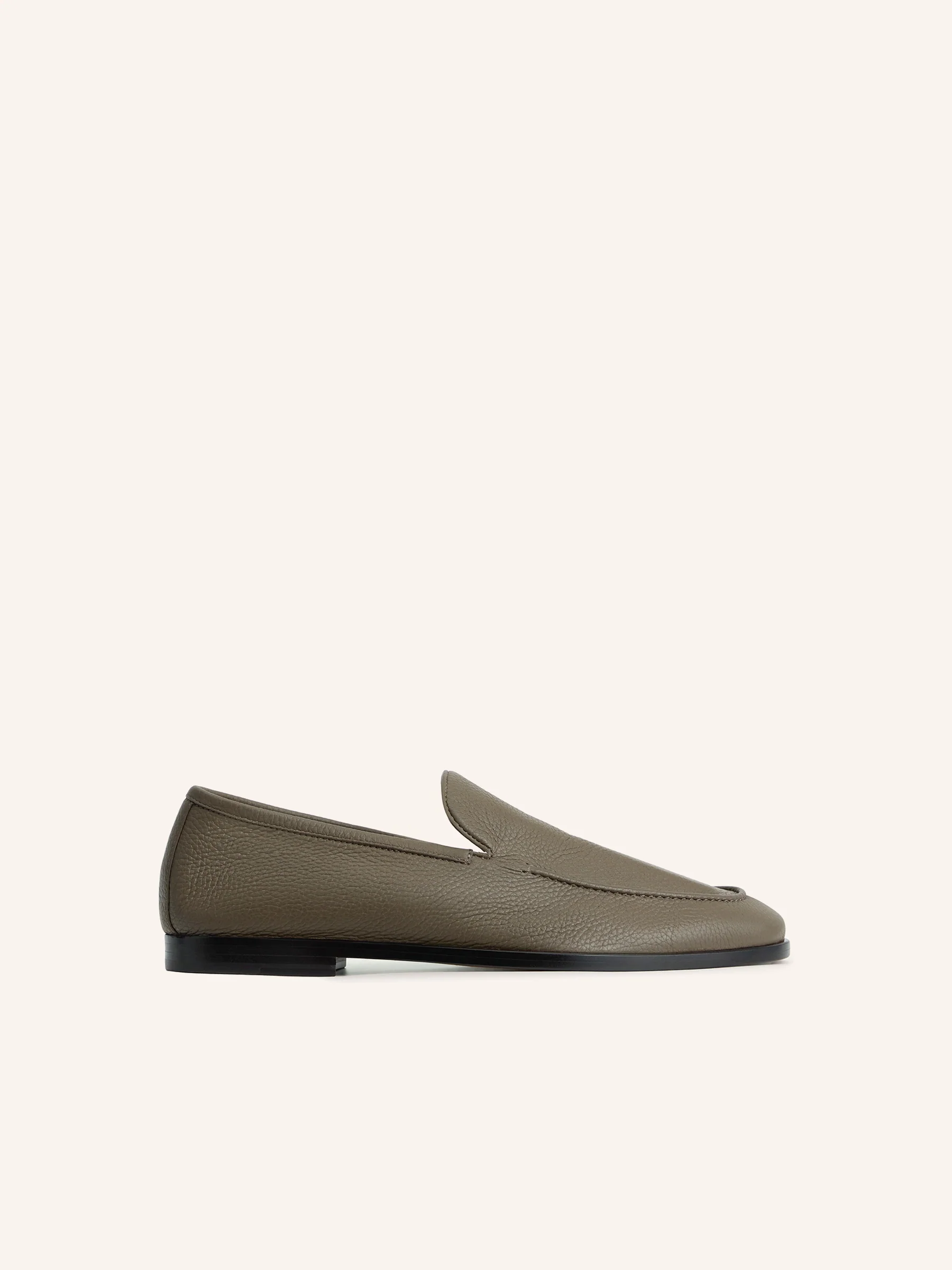 Leather loafers