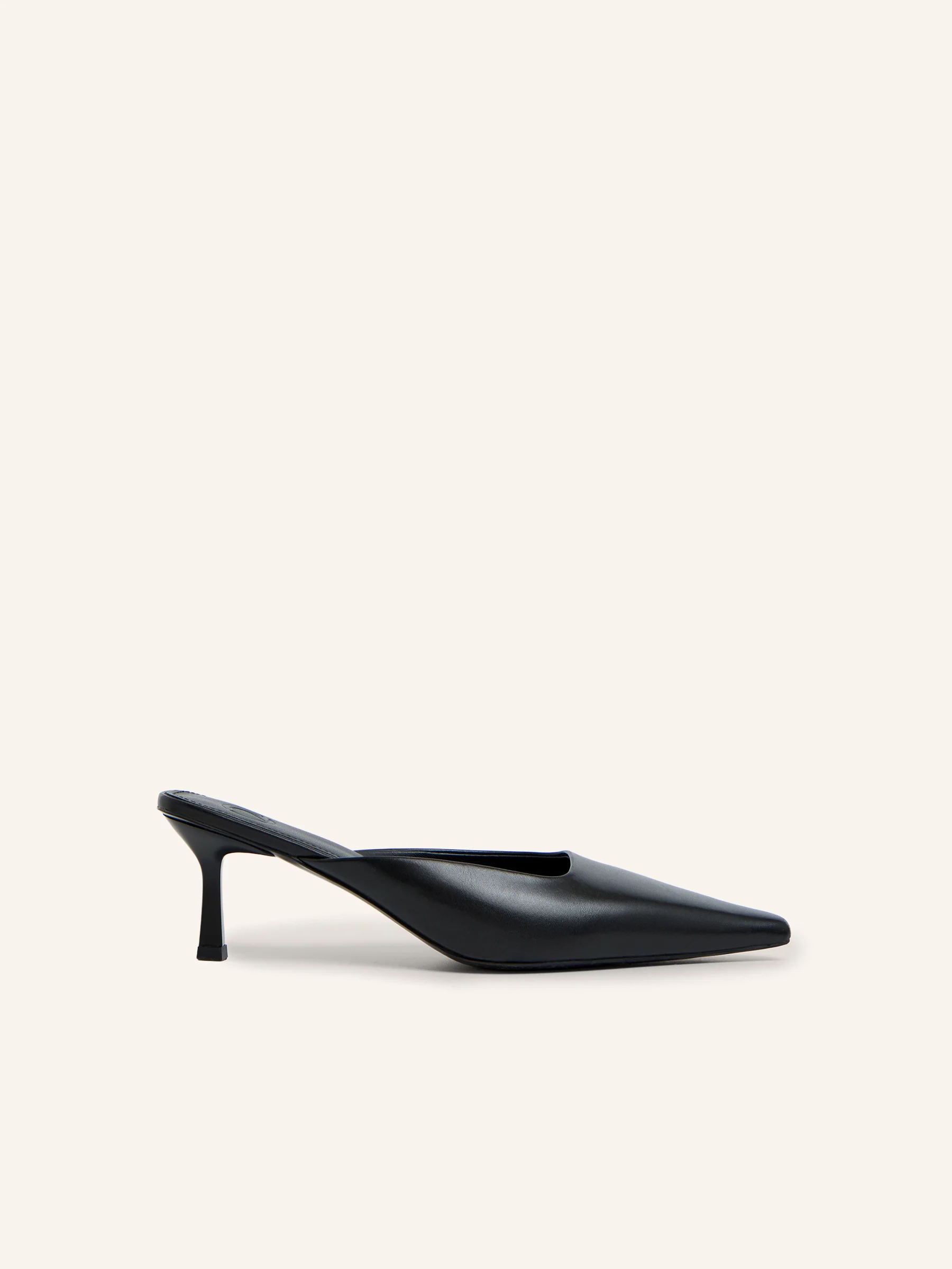 Leather mules