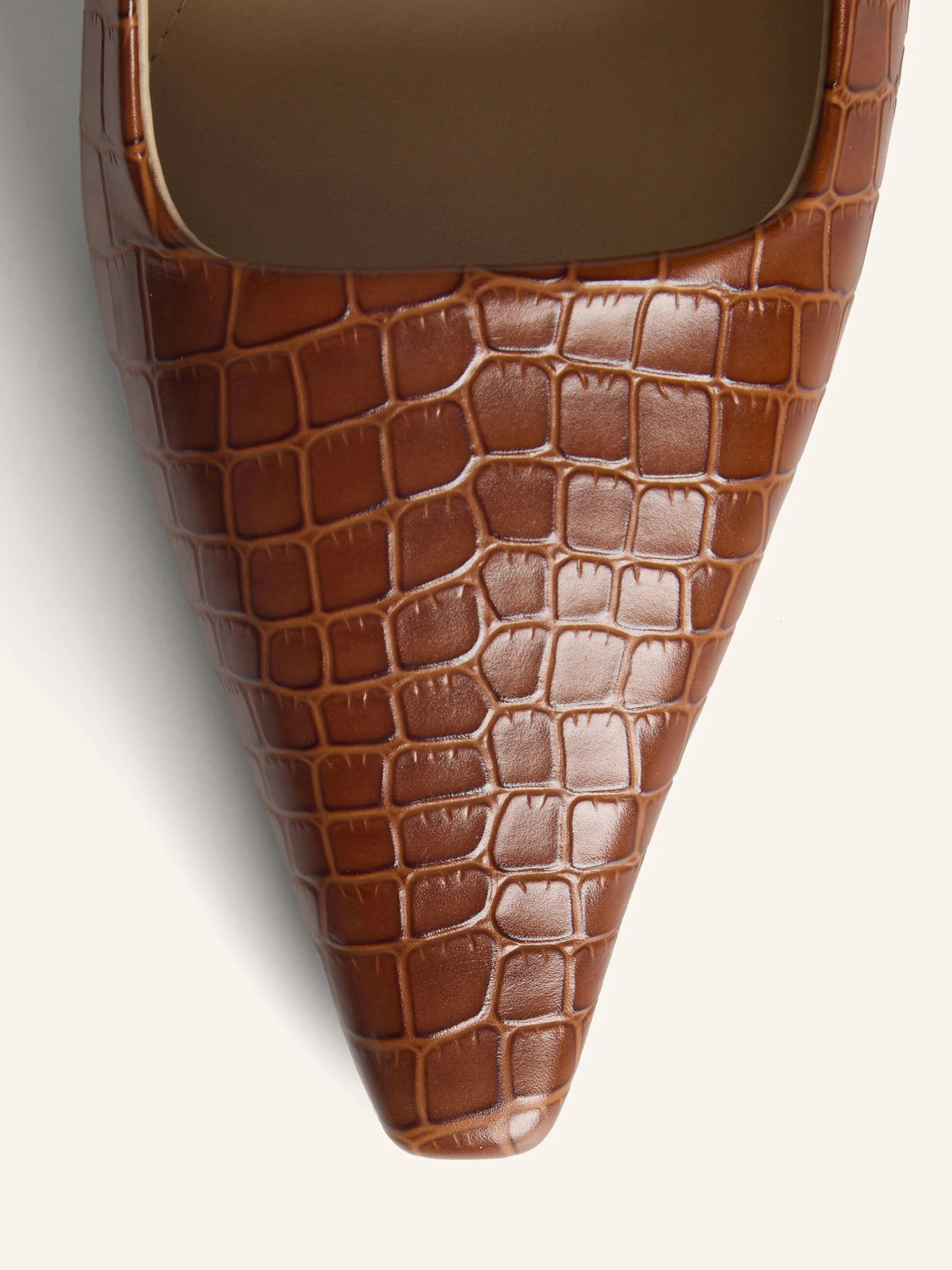 Leather slingback pumps - Image 5