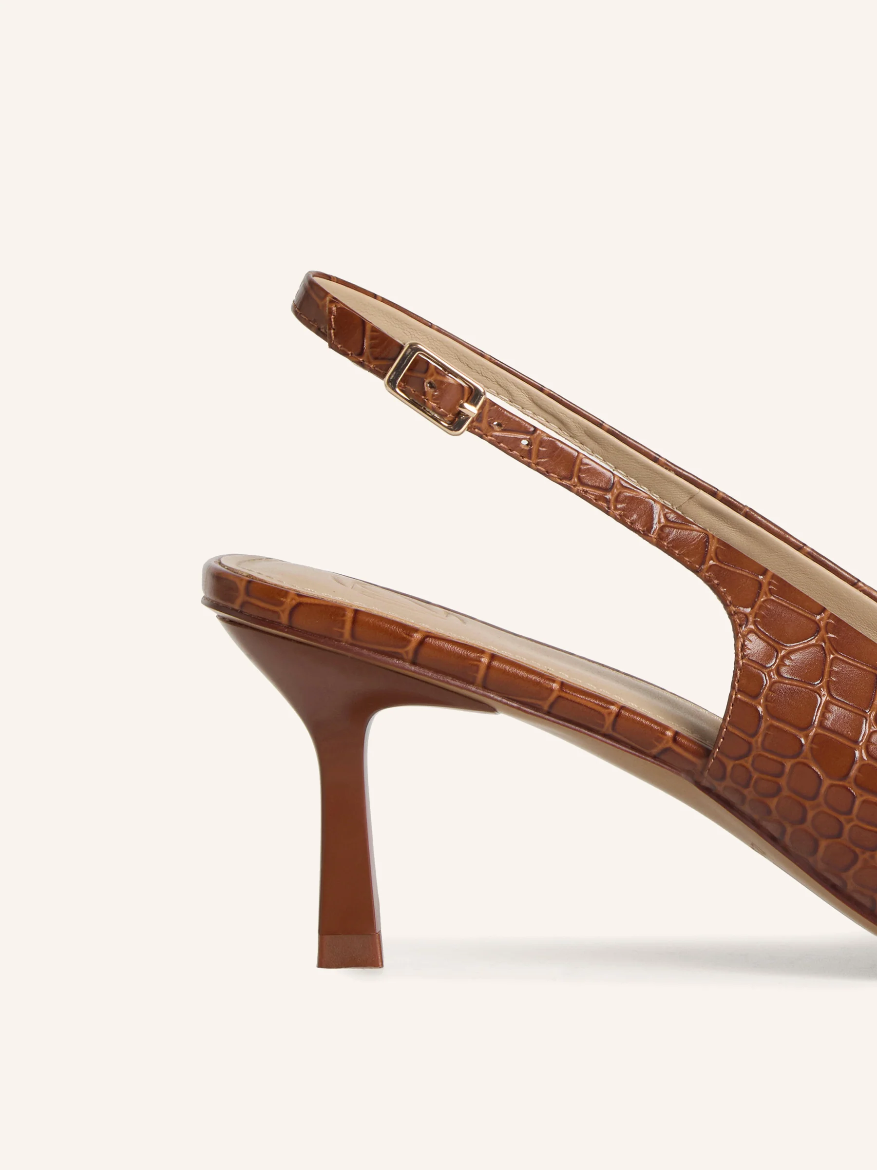 Leather slingback pumps - Image 6
