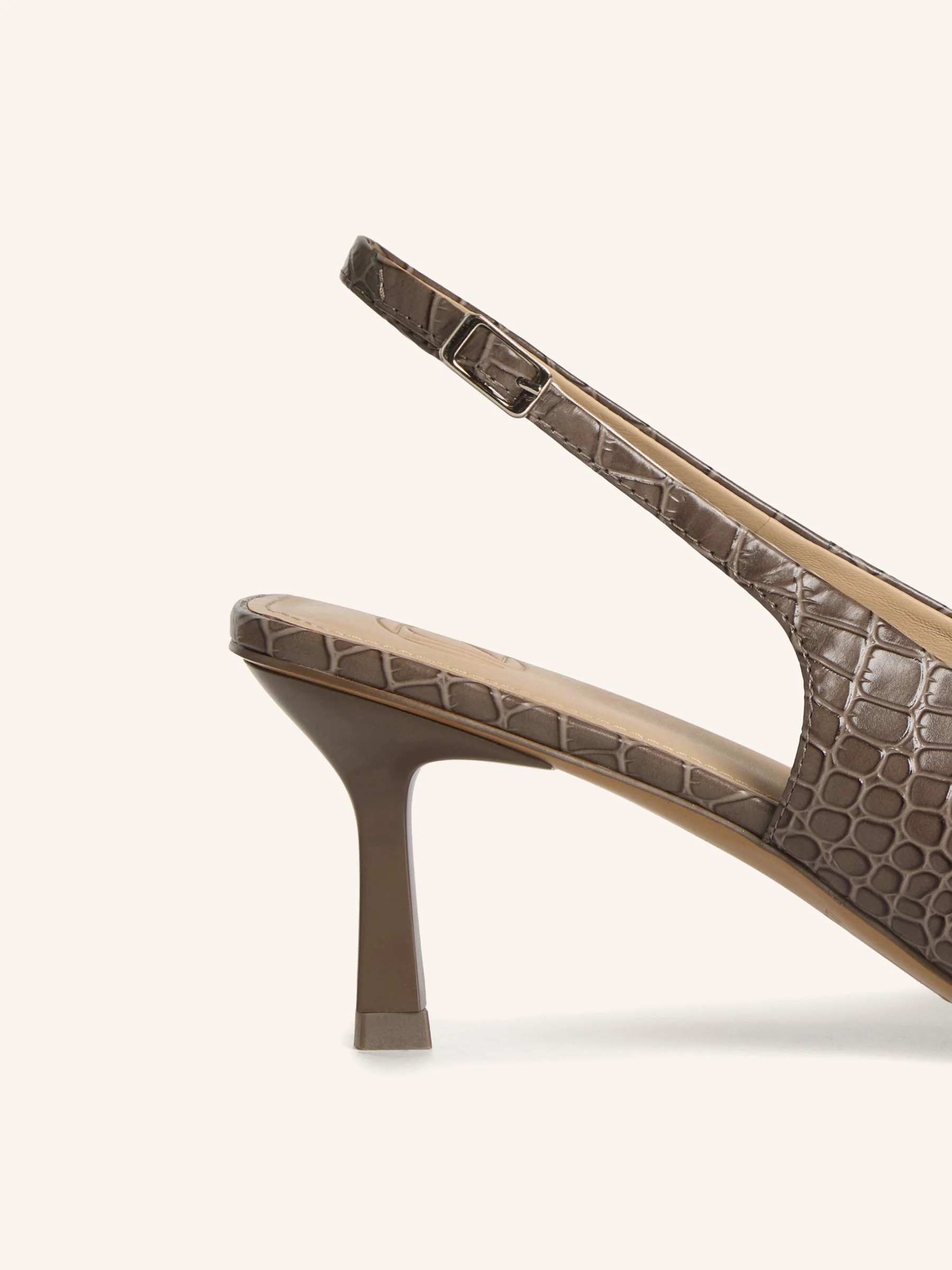 Leather slingback pumps - Image 7