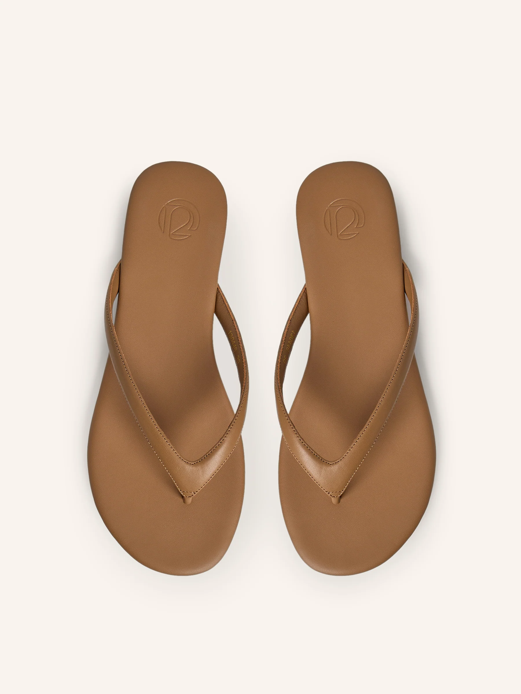 Leather thong sandals - Image 4