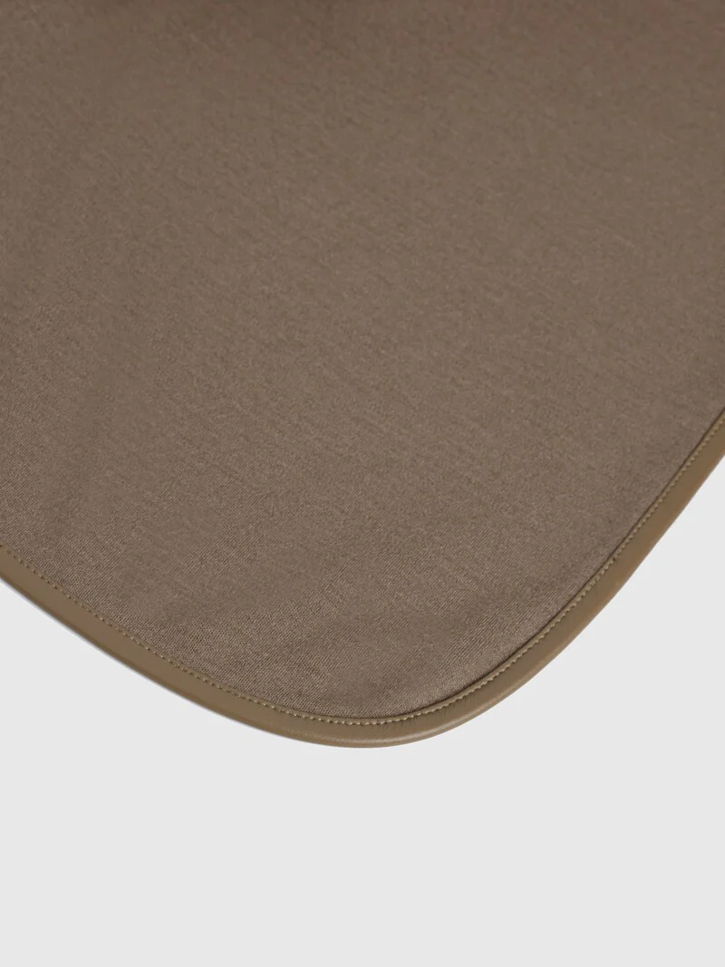 Leather-trim scarf - Image 3