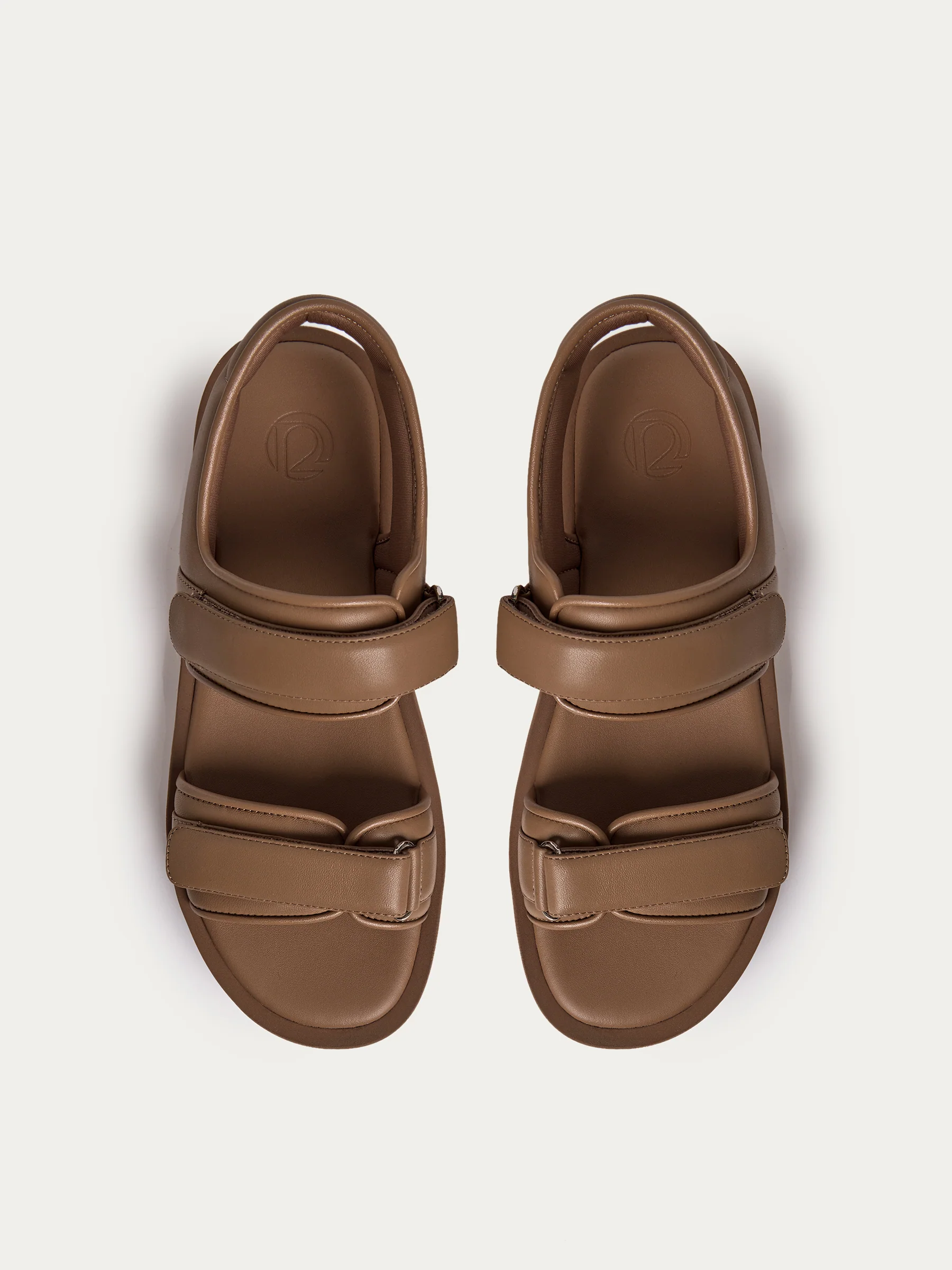 Leather velcro sandals - Image 4