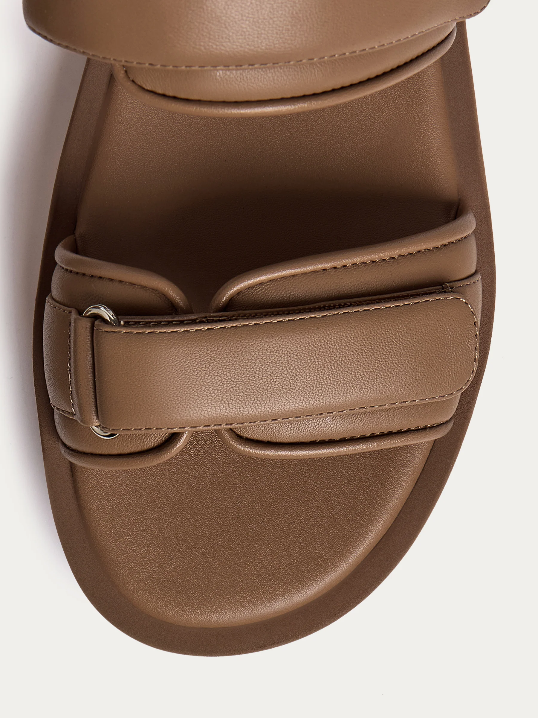 Leather velcro sandals - Image 5