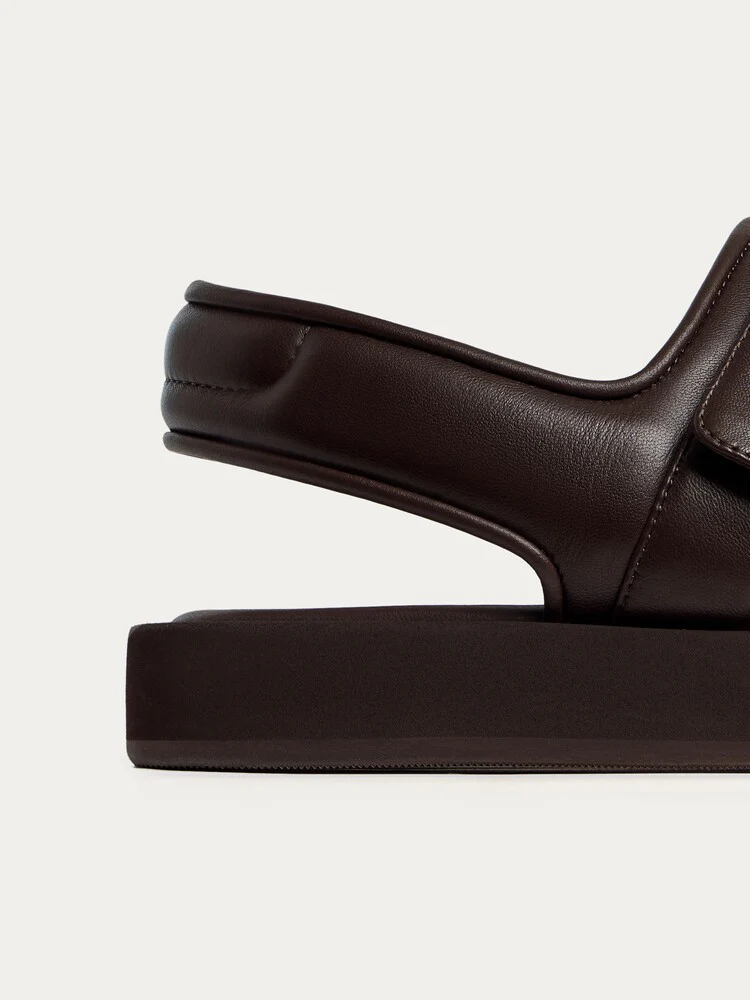 Leather velcro sandals - Image 6