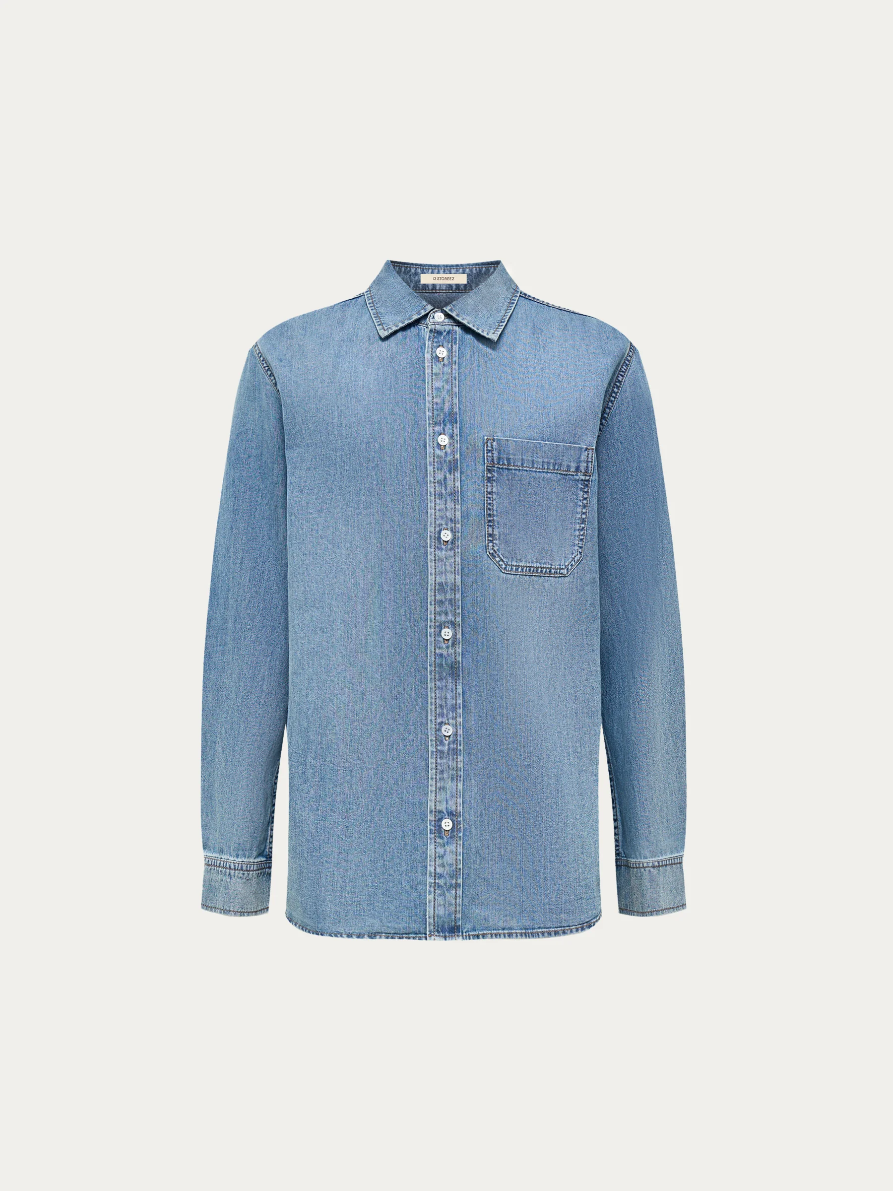 Lightweight denim shirt - Image 6
