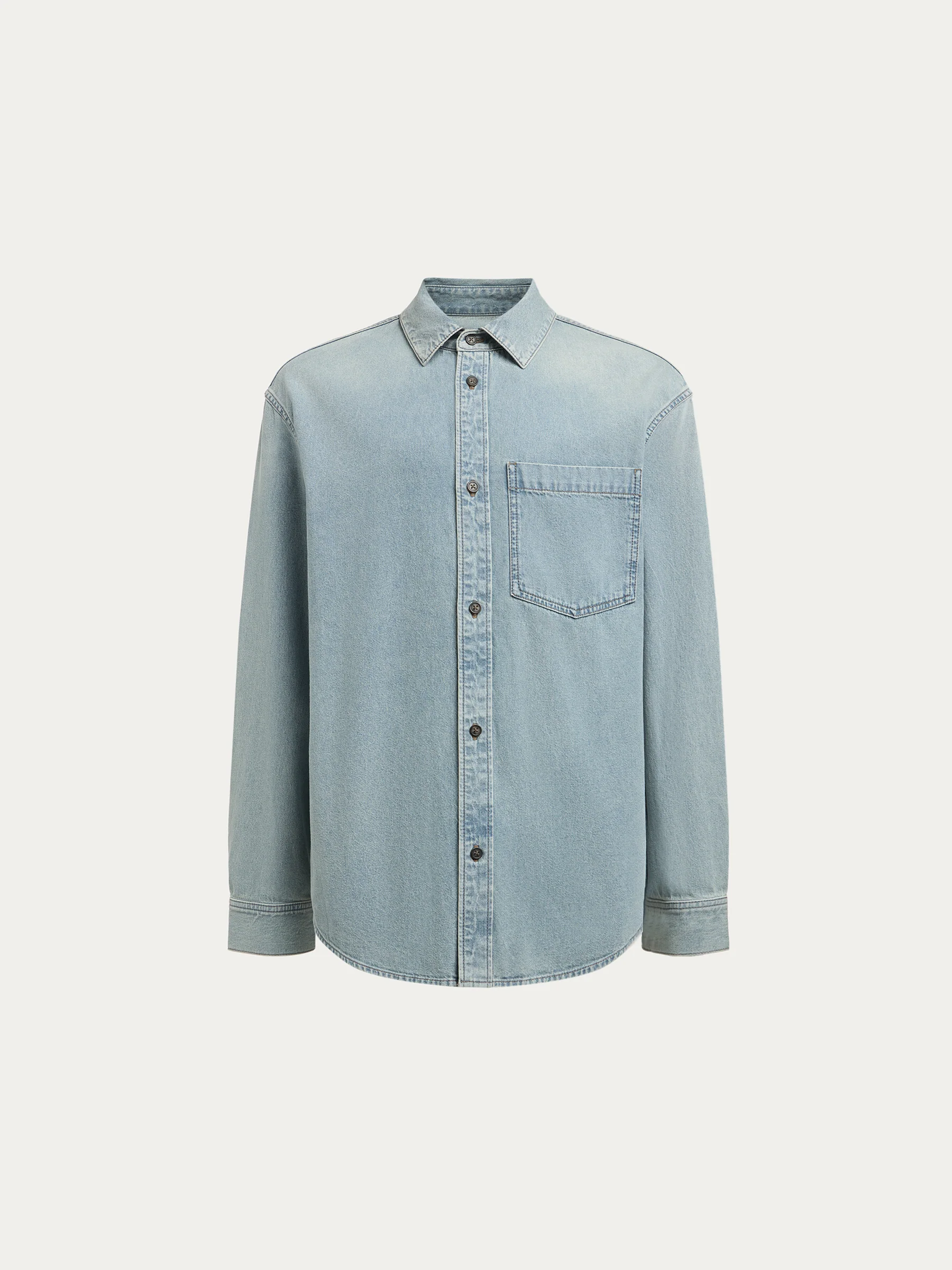 Lightweight denim shirt - Image 7