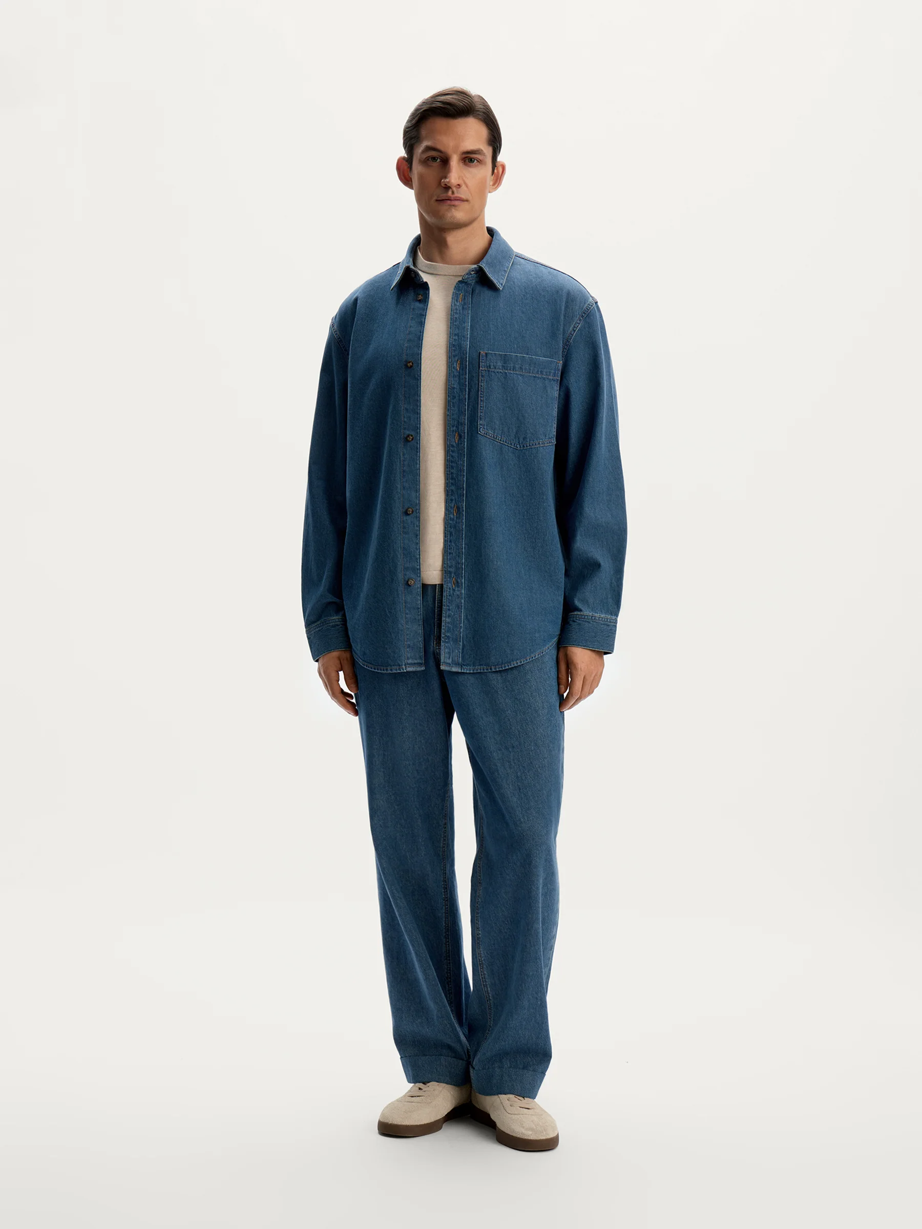Lightweight denim shirt - Image 2