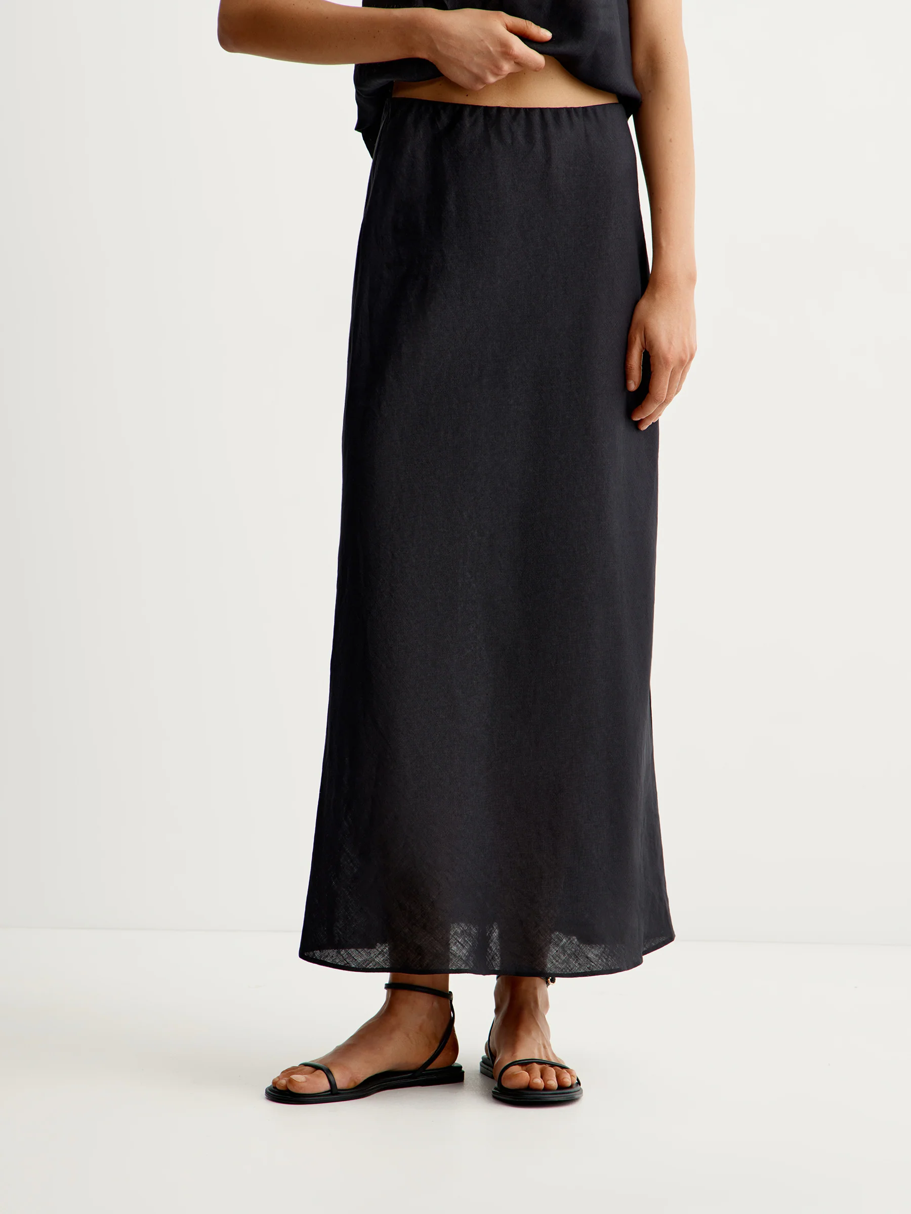 Linen maxi skirt - Image 3