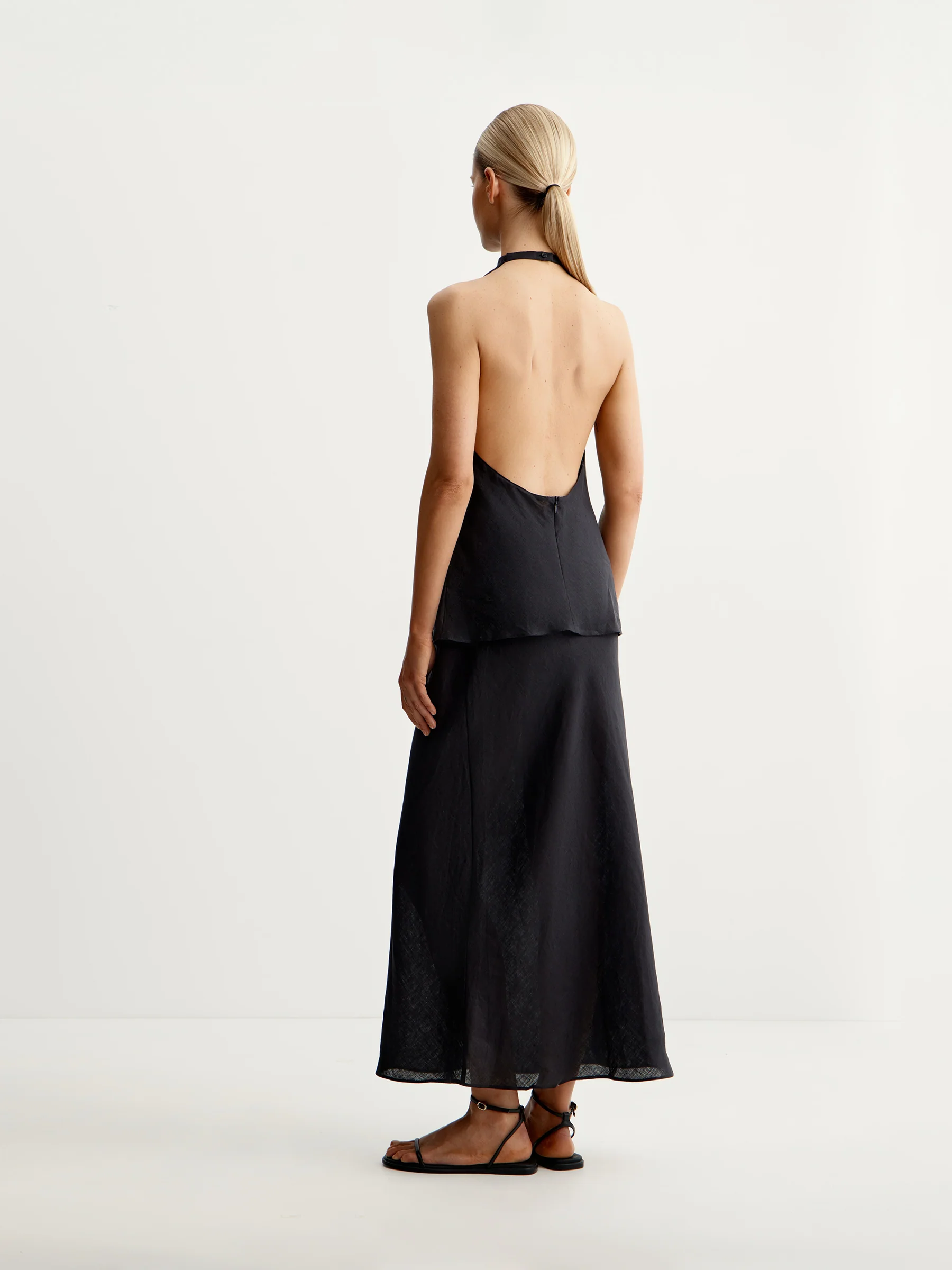 Linen maxi skirt - Image 5