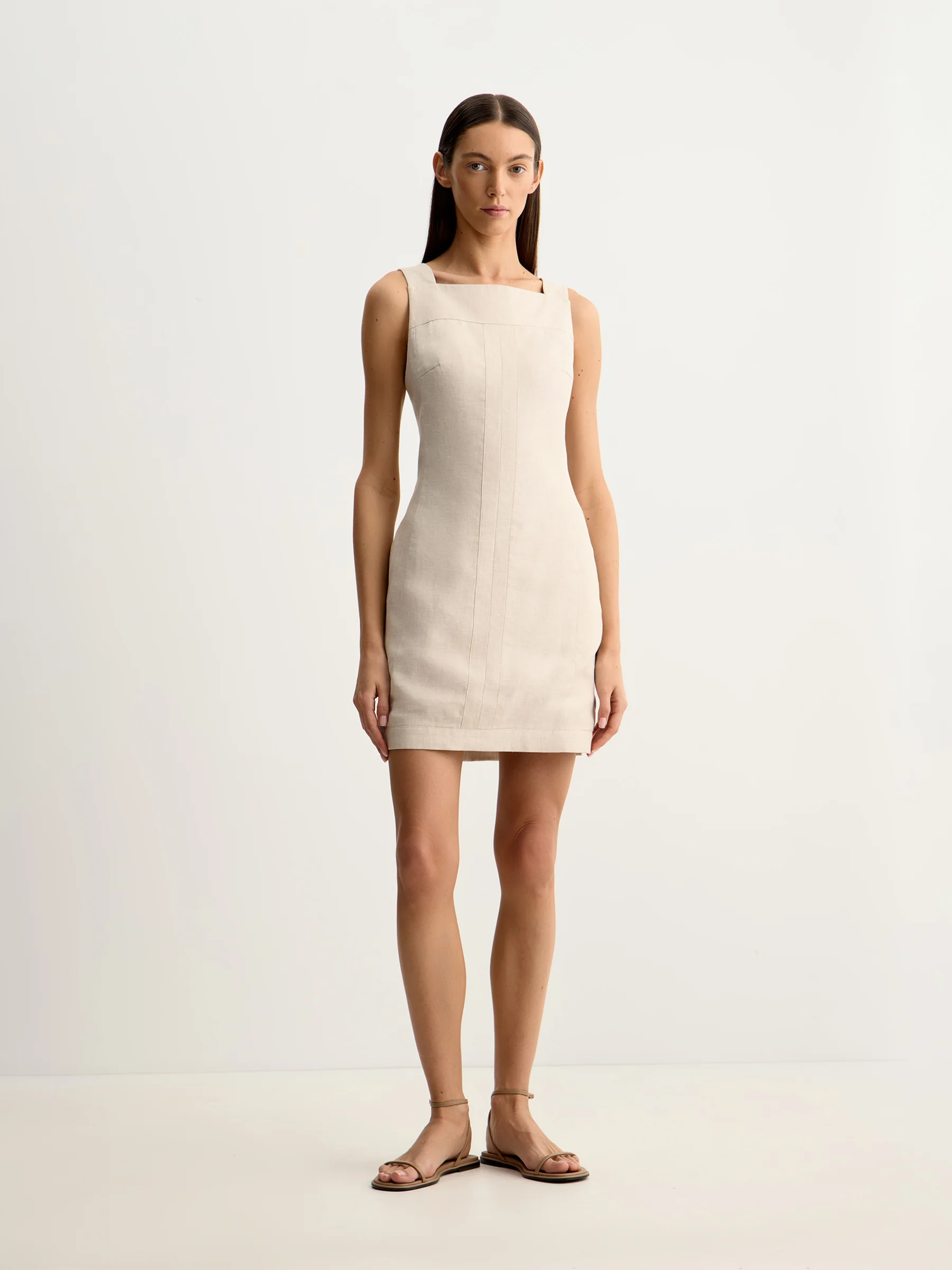 Linen mini dress - Image 2
