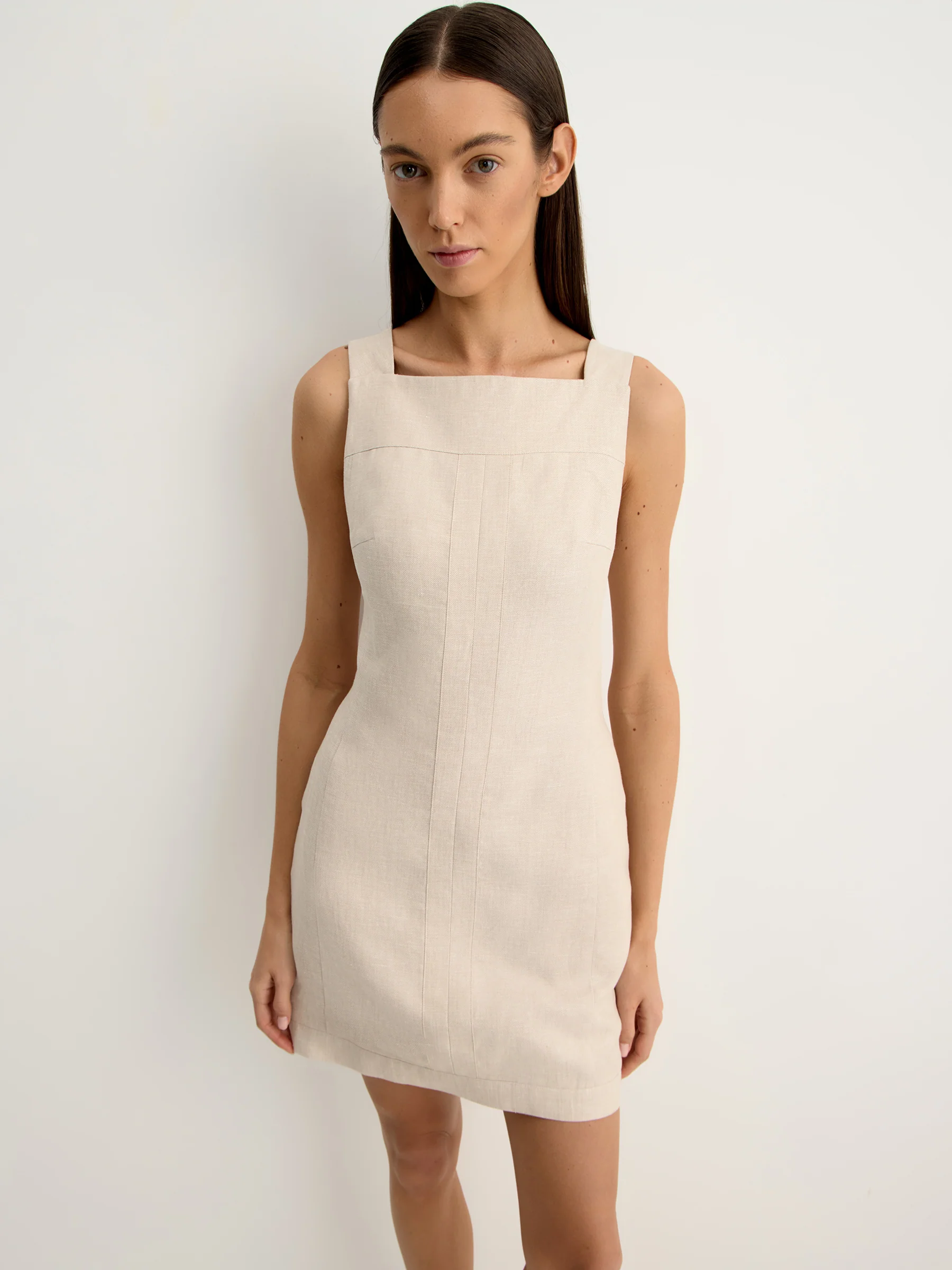 Linen mini dress - Image 4