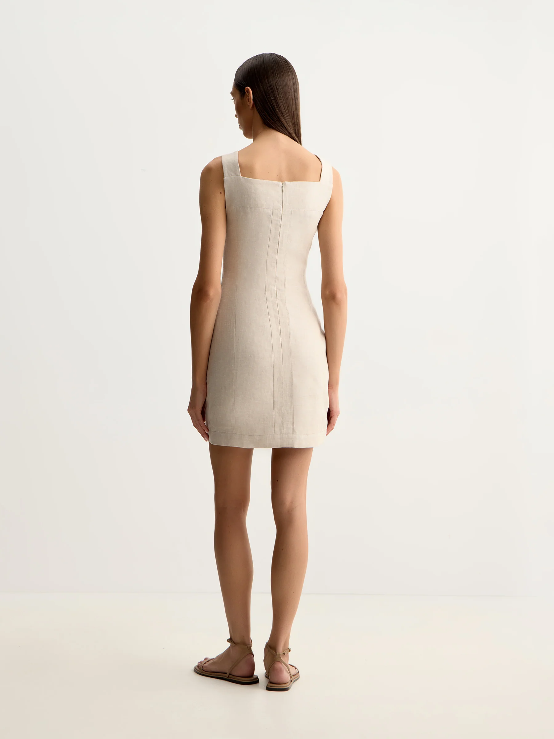 Linen mini dress - Image 6