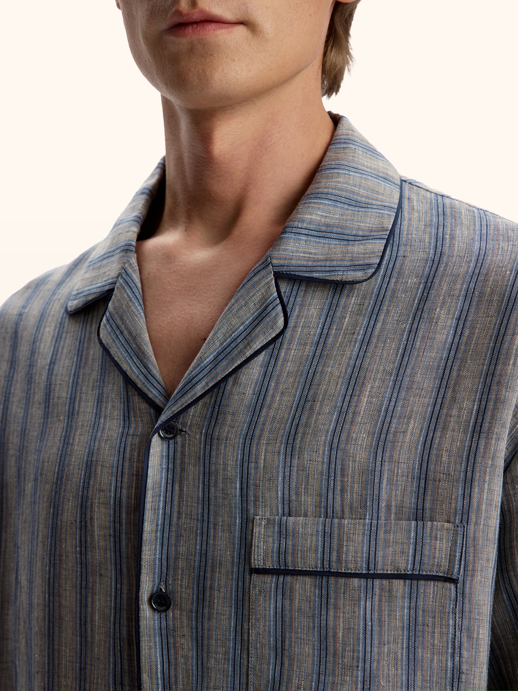 Linen pyjama-style set - Image 3