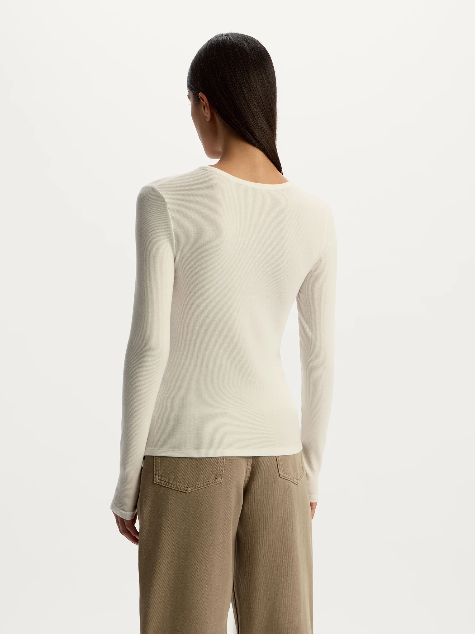 Lyocell henley top - Image 5