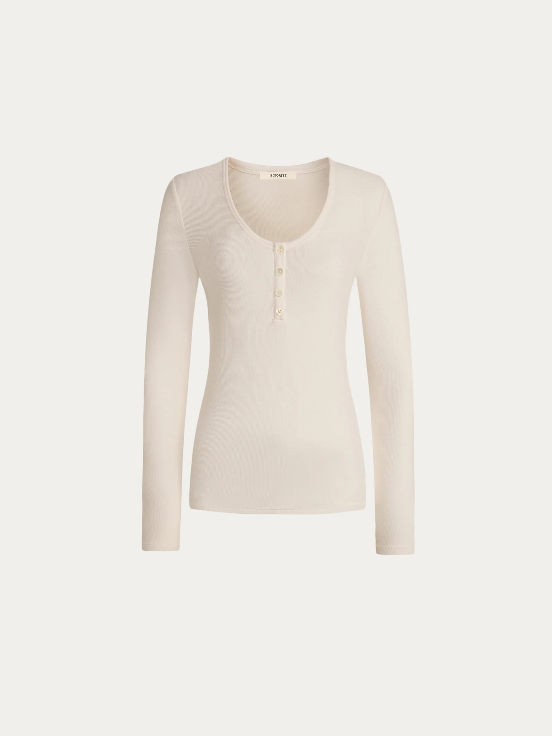Lyocell henley top - Image 6