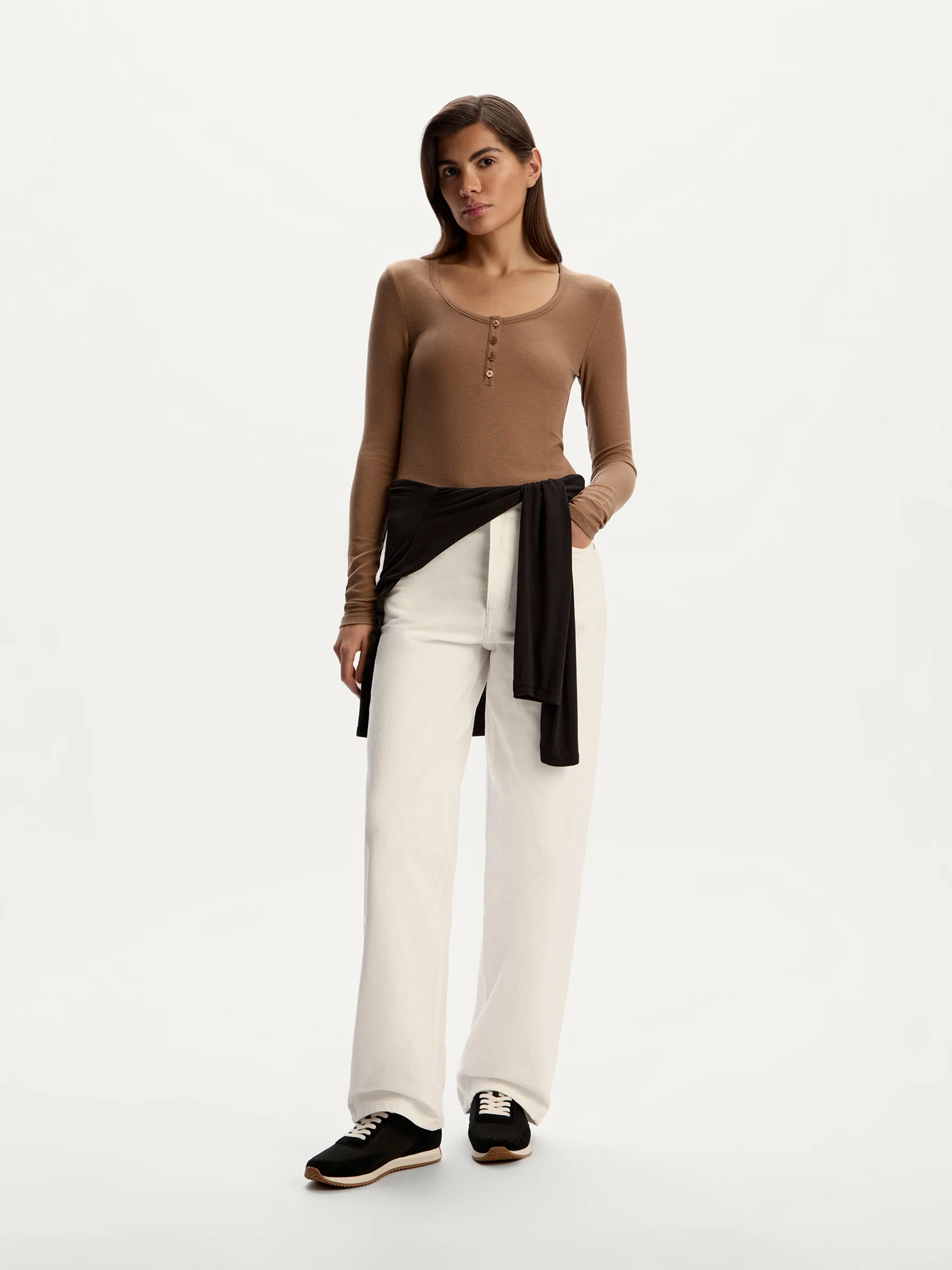 Lyocell henley top - Image 2