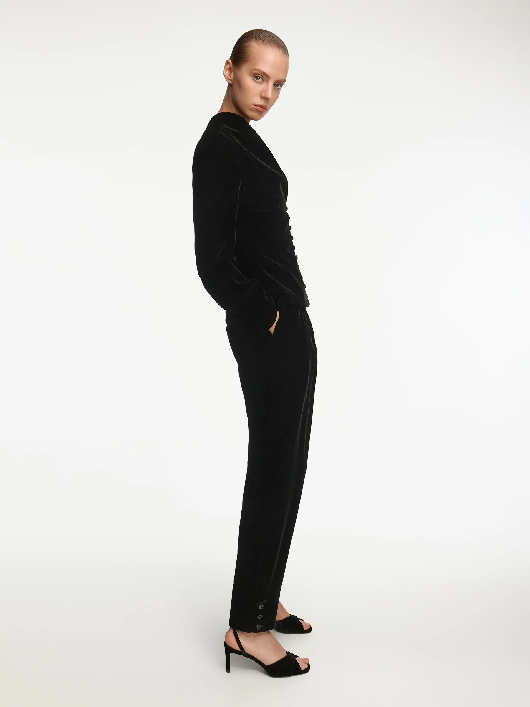 Marlene velvet trousers - Image 2