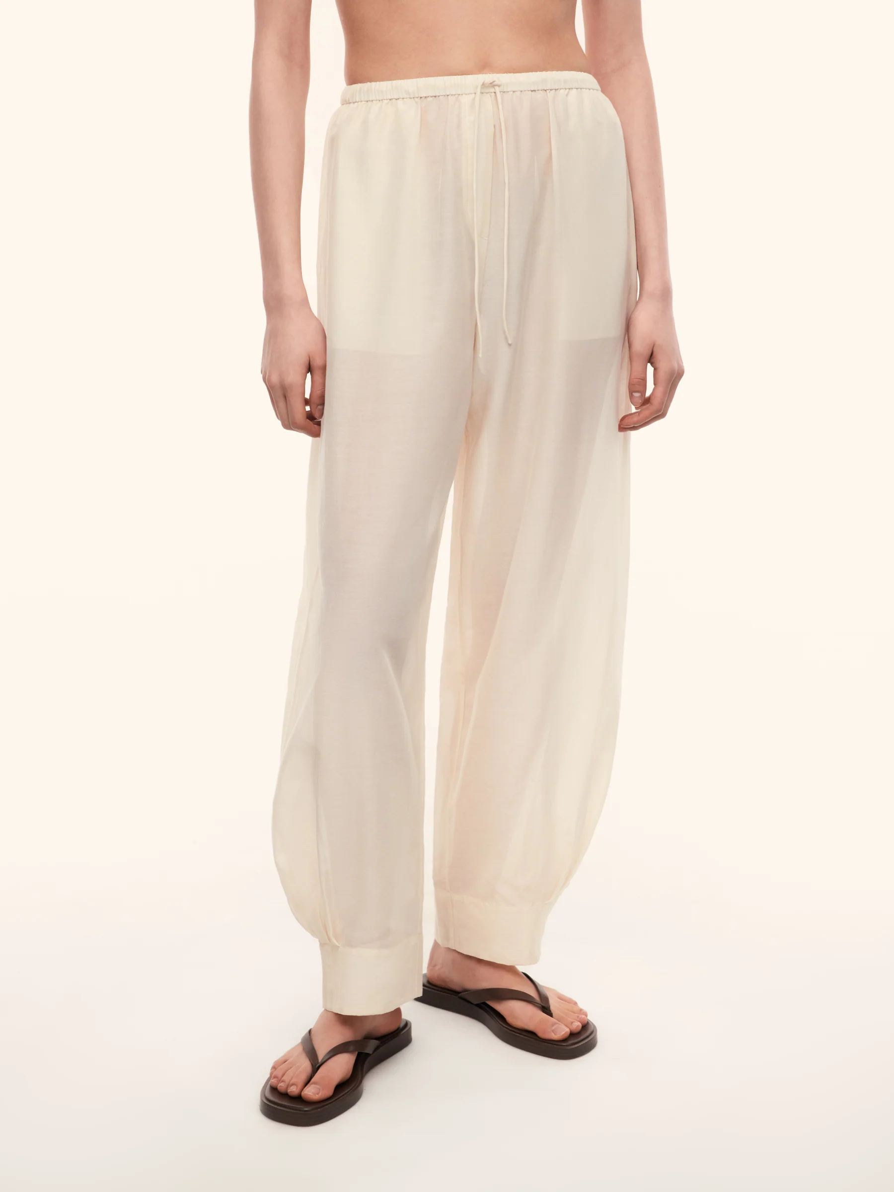 Marrakesh cotton-silk trousers - Image 3