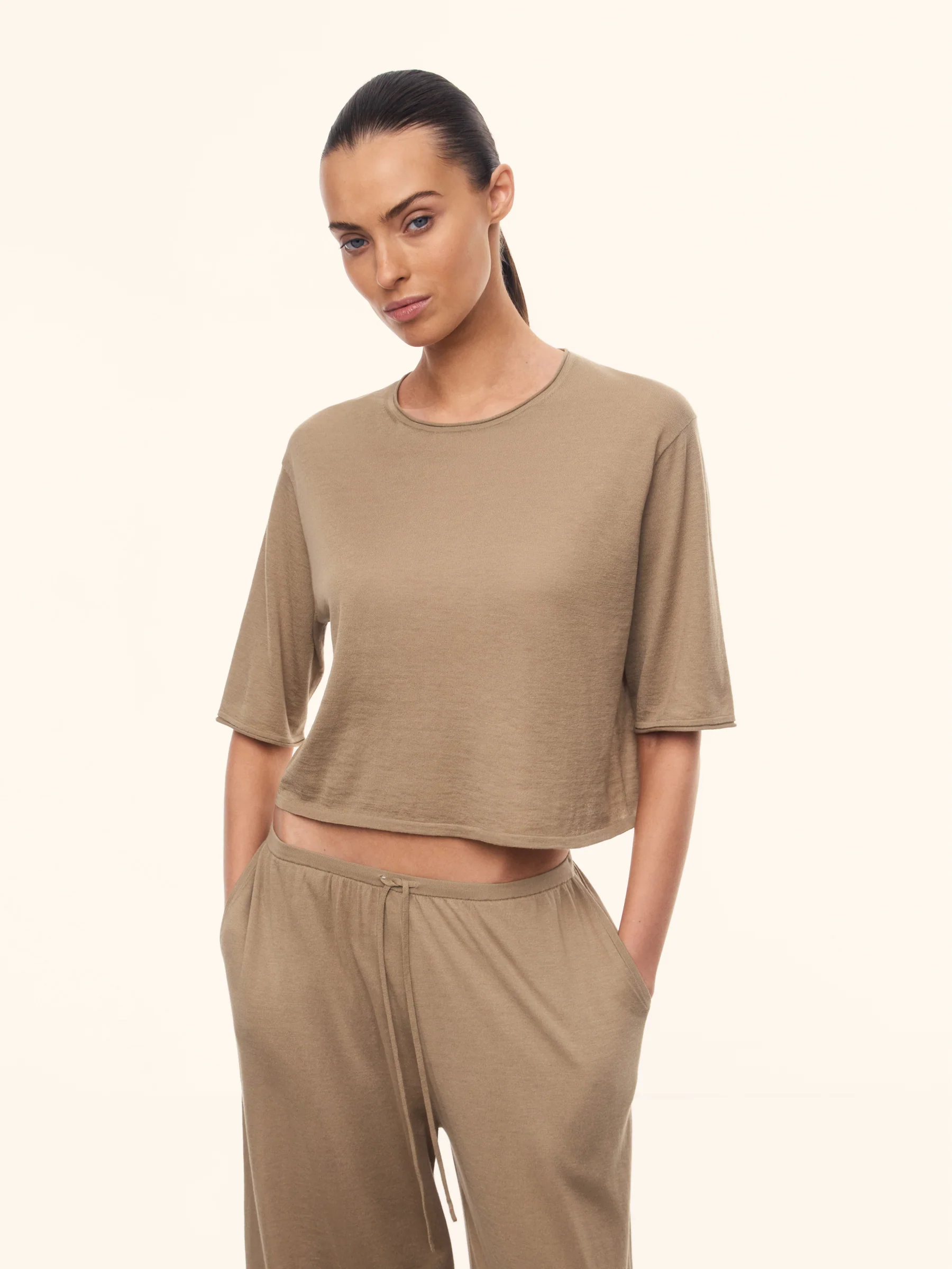 Mei silk-cotton T-shirt