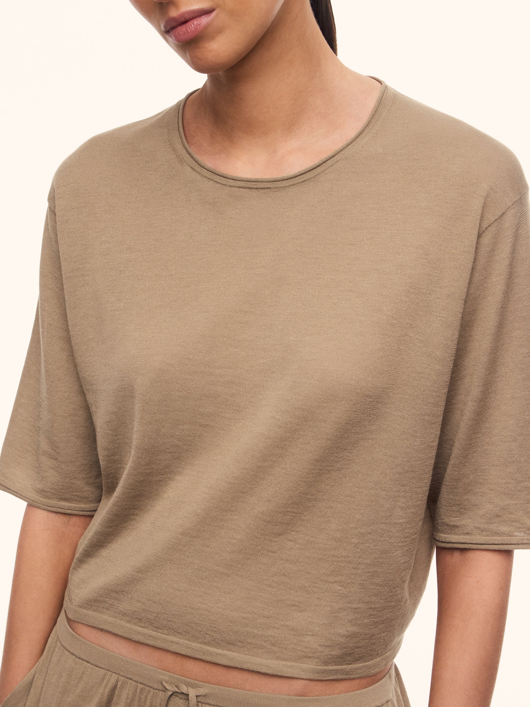 Mei silk-cotton T-shirt - Image 4